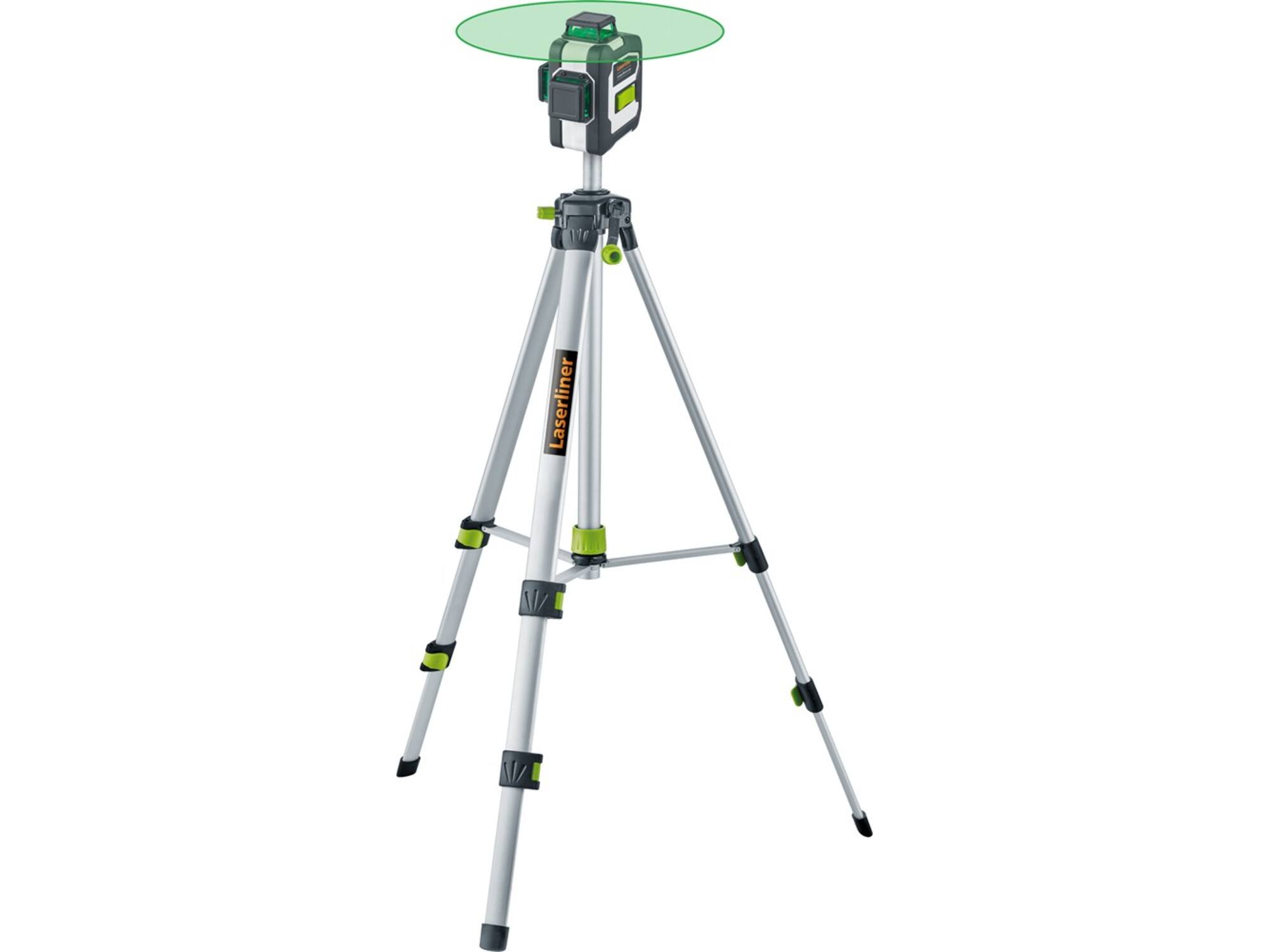 Laserliner CompactPlane-Laser 3G Set 150 cm (Green, Tilt, BLE, softbag)