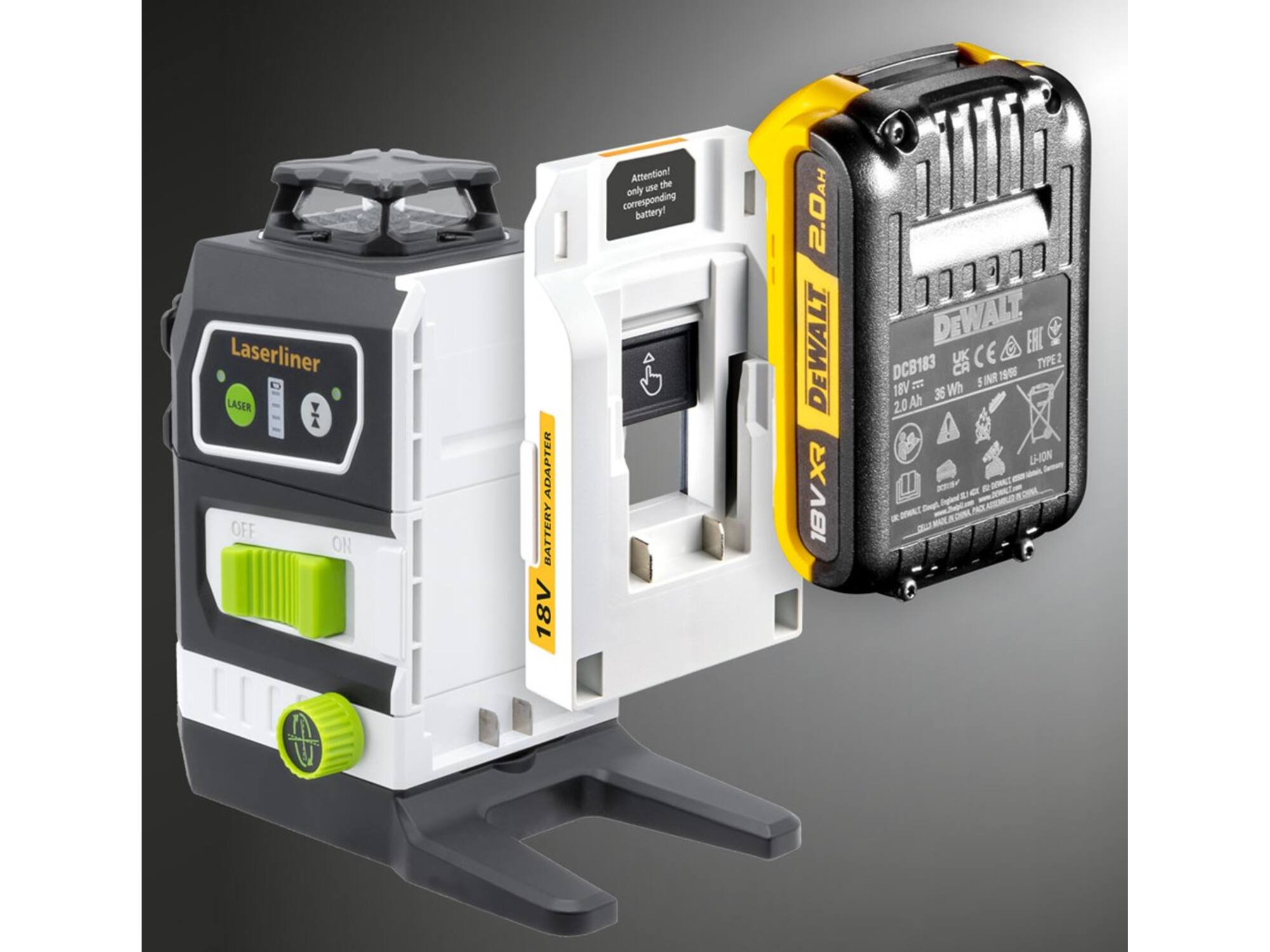 Laserliner PowerAdapter 18 V (Dewalt)