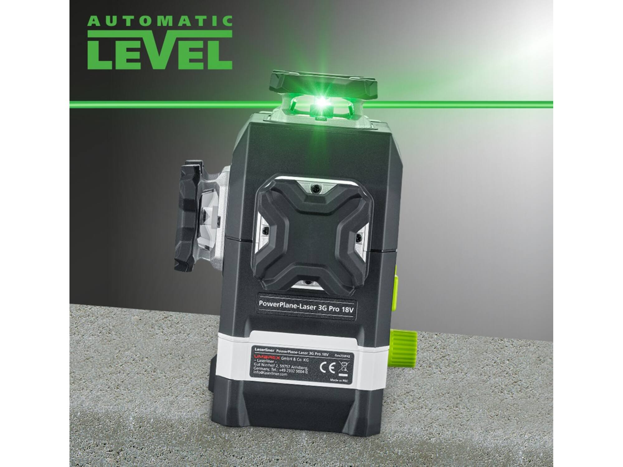 Laserliner PowerPlane-laser 3G Pro Multi 18V
