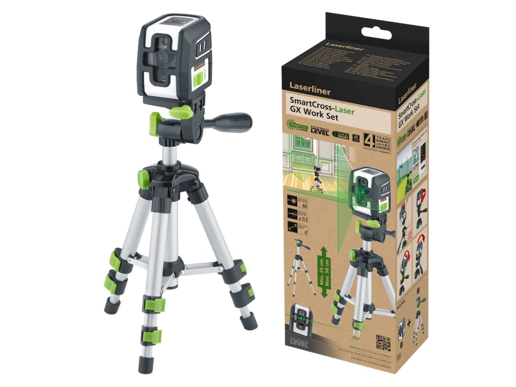 Laserliner SmartCross-Laser GX Work SET (45 cm statief)