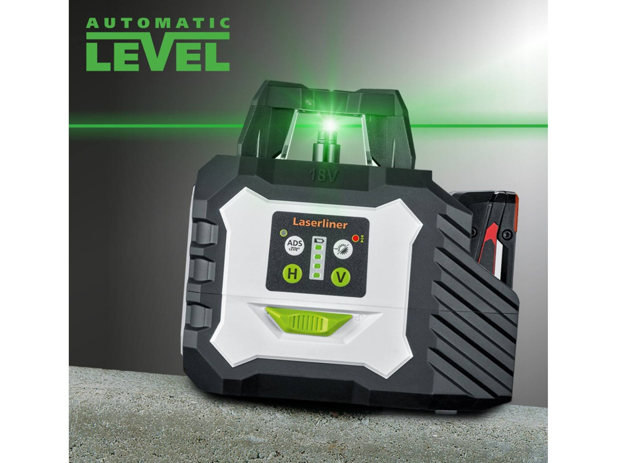Laserliner Duraplane GMX Multi 18V (360G, 2VG, M70 Reciever, 3 x 18V adapters)