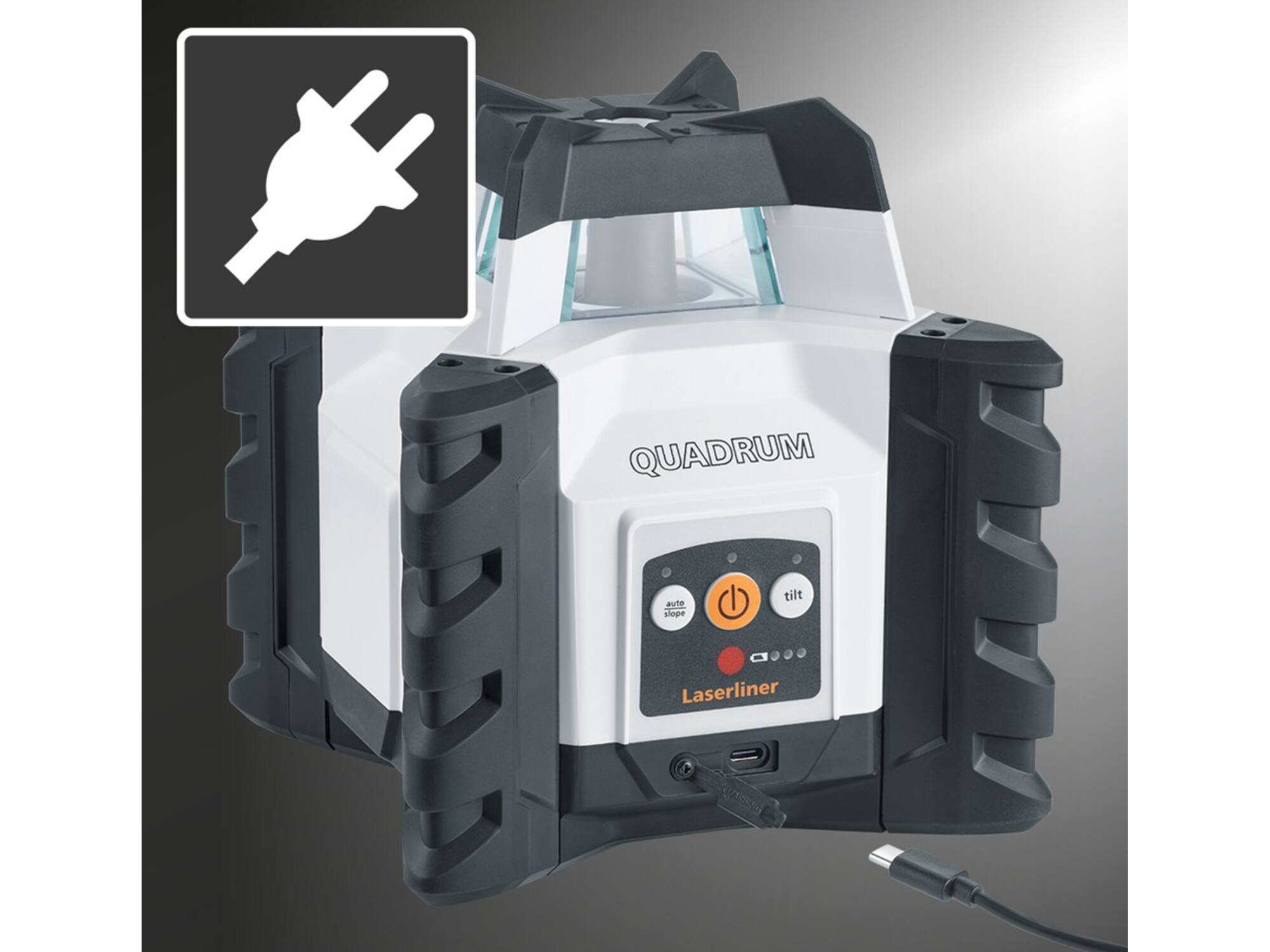 Laserliner Qadrum Compact 210 S (2 x Lithium, remote)