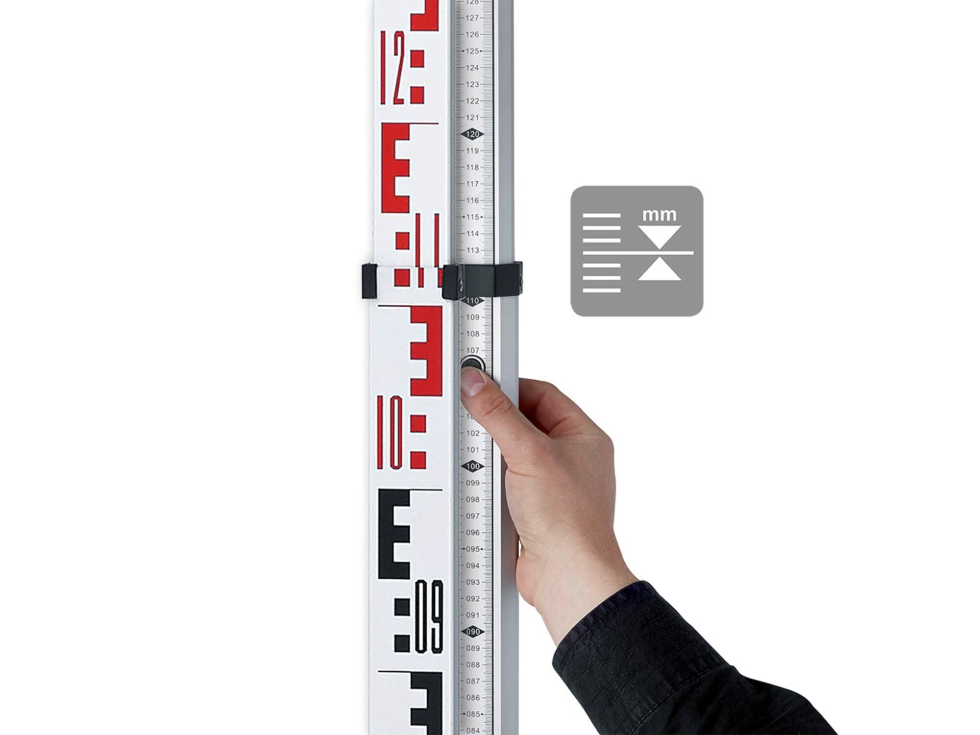 Laserliner Teleskop-Nivellierlatte 4 m LT (4 segmenten)
