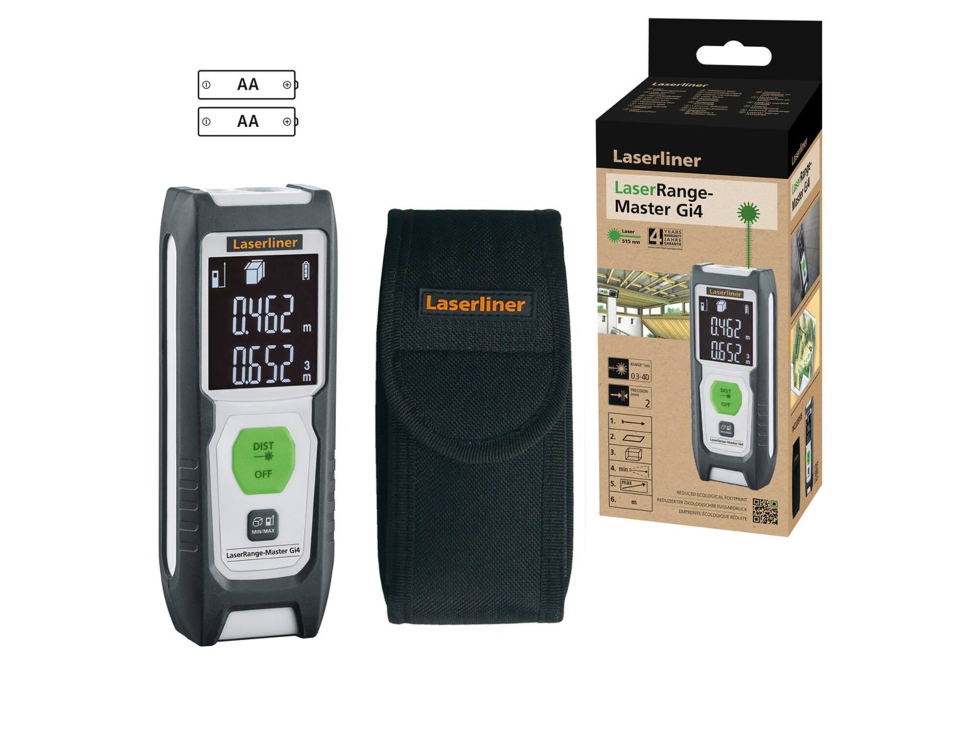Laserliner LaserRange-master Gi4 (Green, 40m)