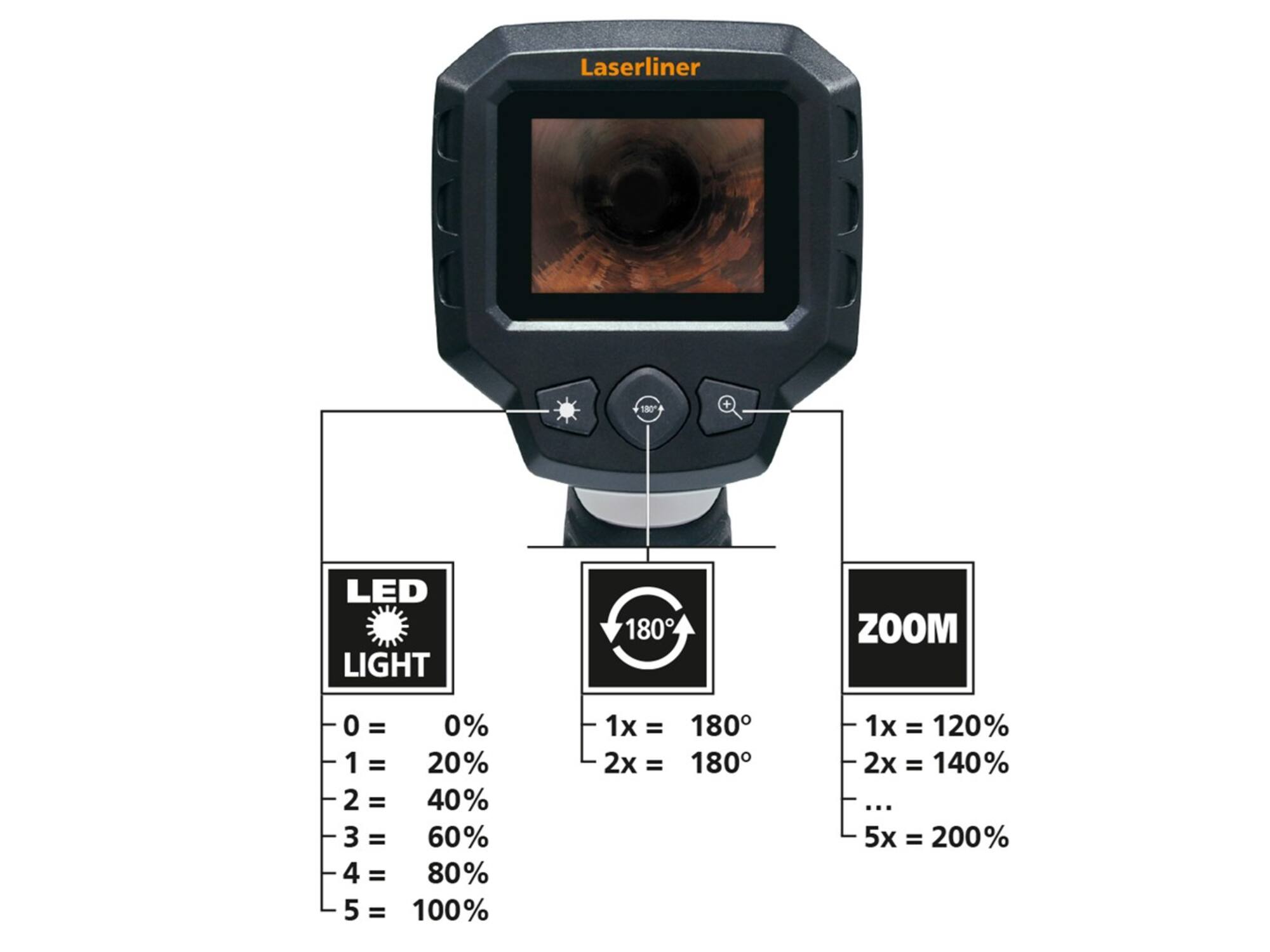 Laserliner VideoScope One (9 mm; 1,5 m; 2,7")