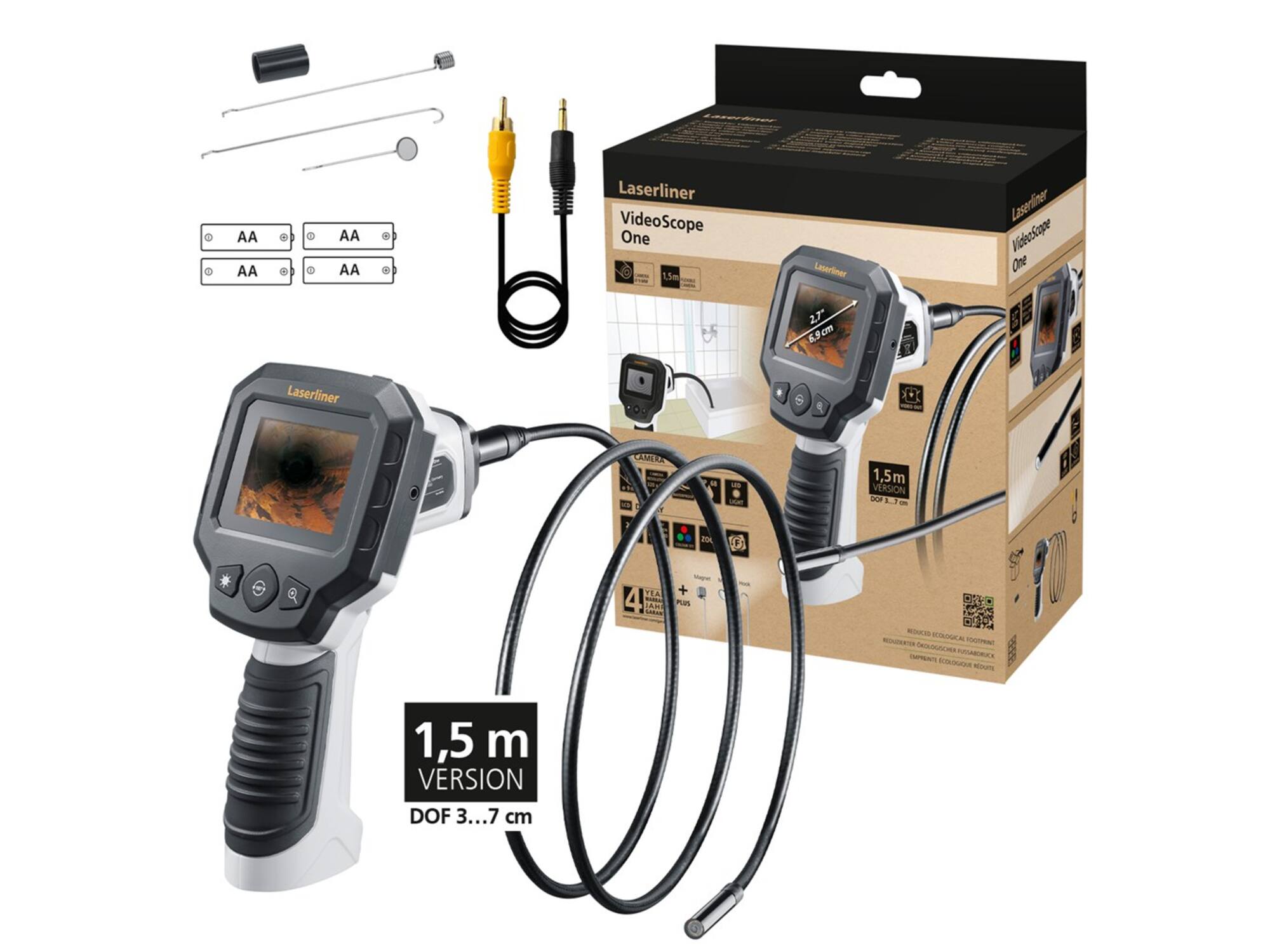 Laserliner VideoScope One (9 mm; 1,5 m; 2,7")