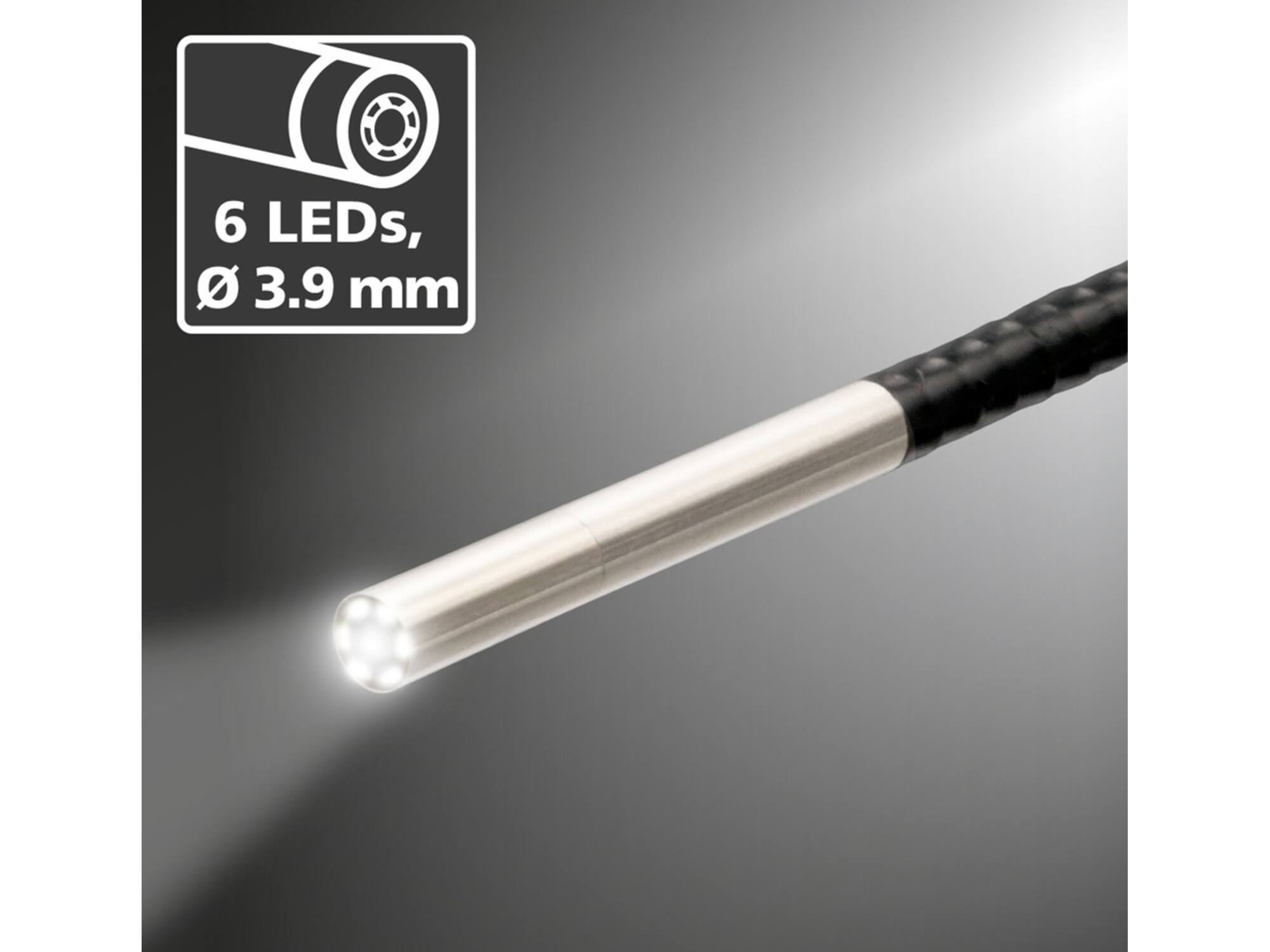 Laserliner VideoFlex HD Micro (3.9mm; 2m; 4GB, base and case)