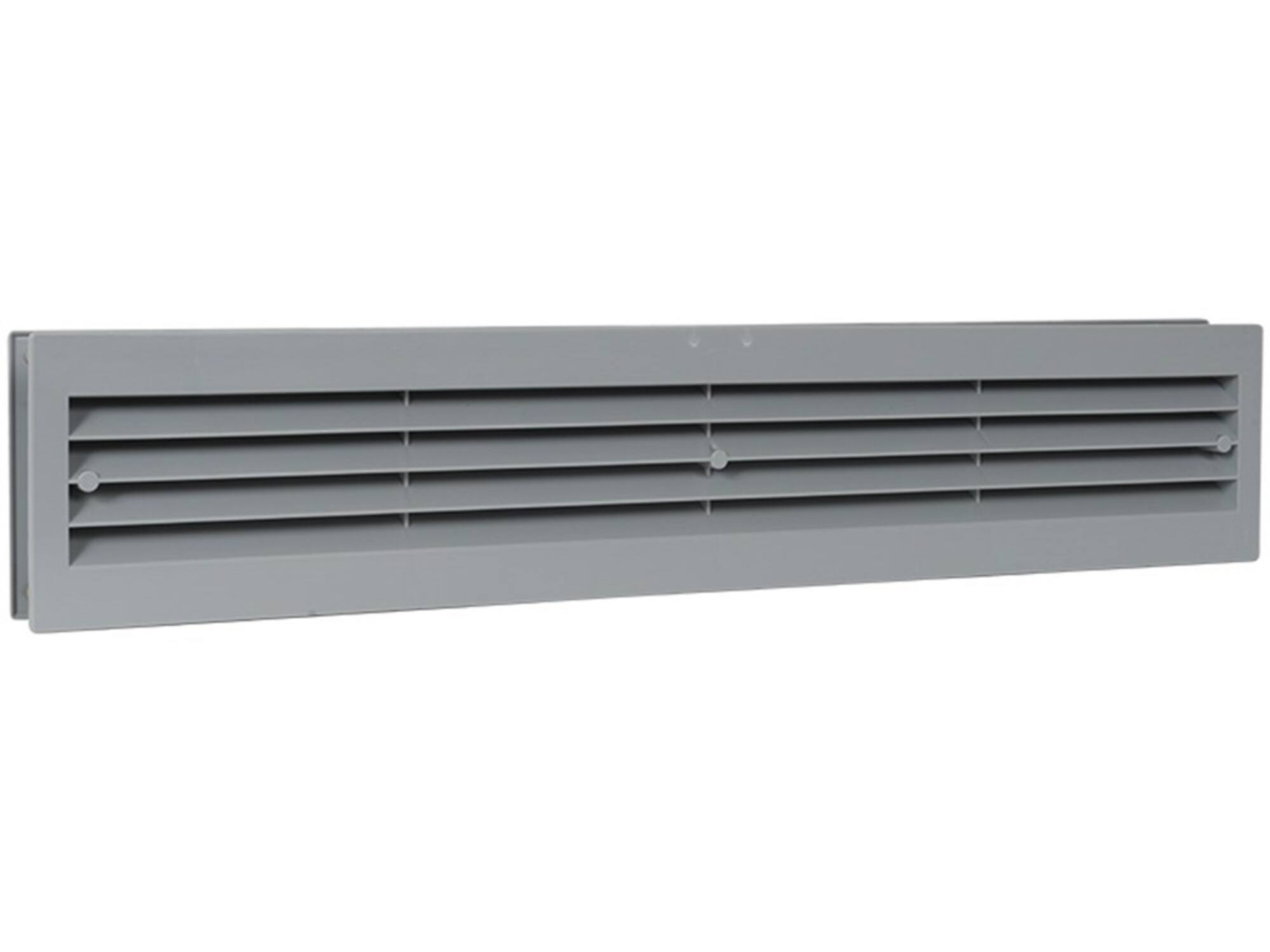Nedco Deurventilatierooster grijs 455 X 90 mm