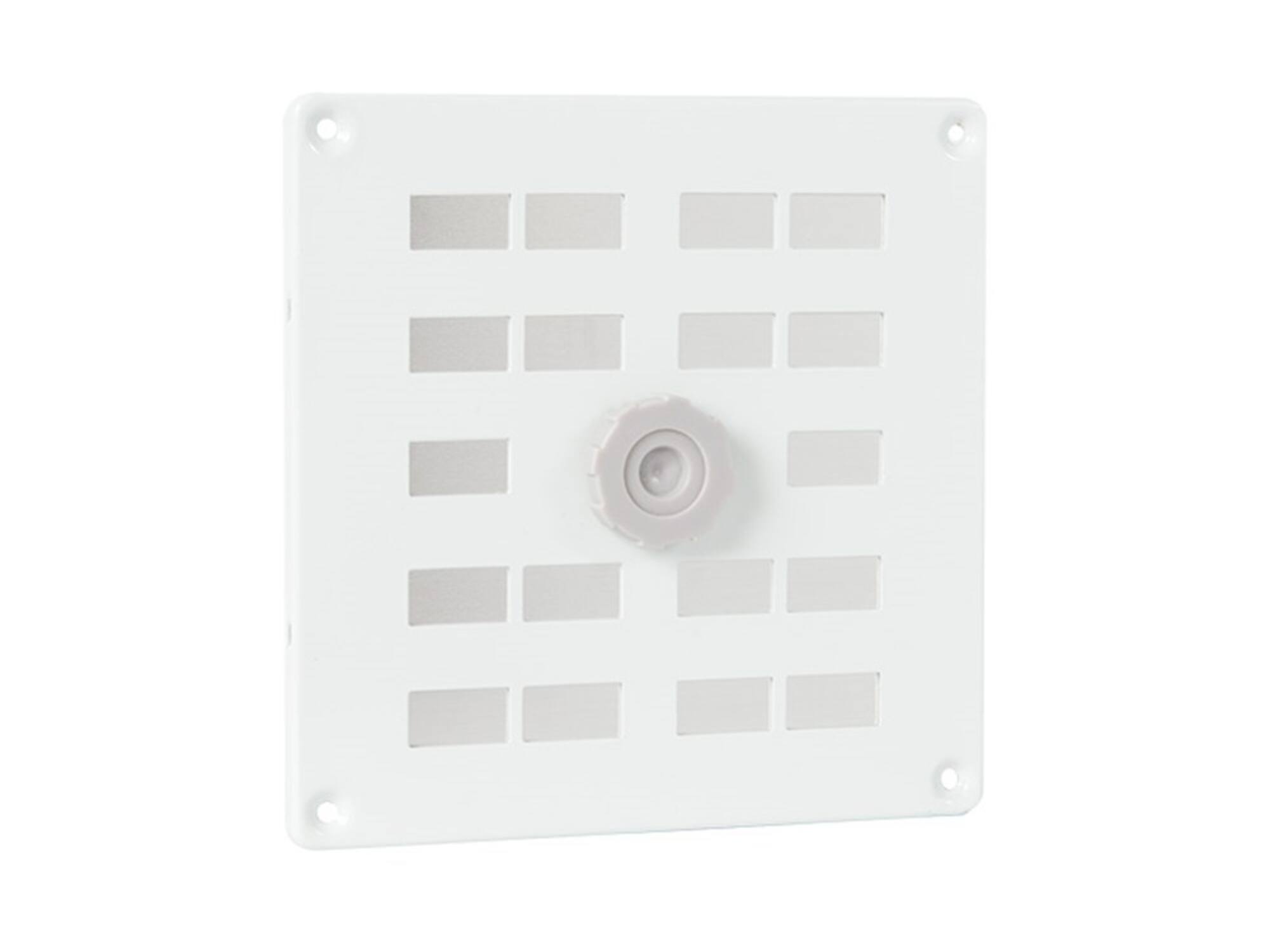 Nedco Schuifrooster aluminium gaas wit 160 X 160 mm