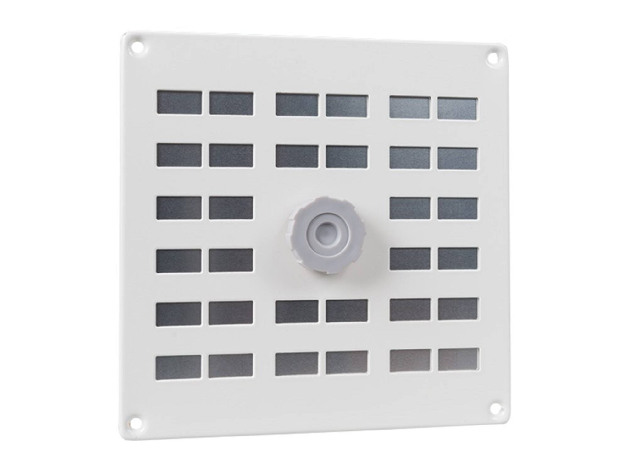 Nedco Schuifrooster aluminium gaas wit 200 X 200 mm