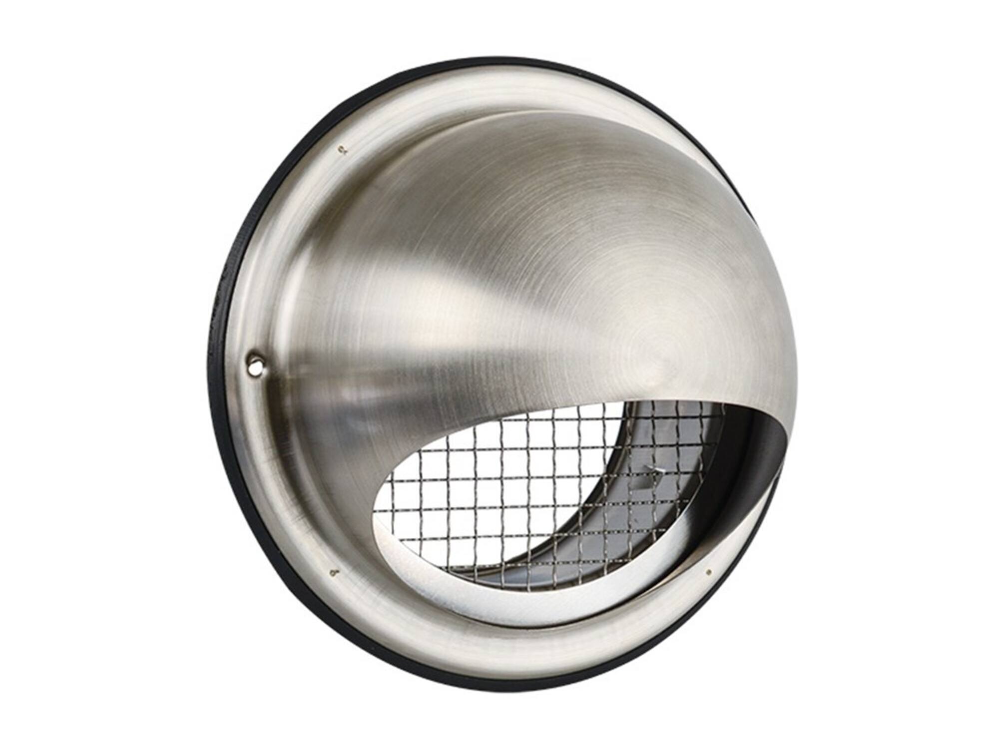 NEDCO Buitenrooster bol model RVS GROFMAZIG 150 MM