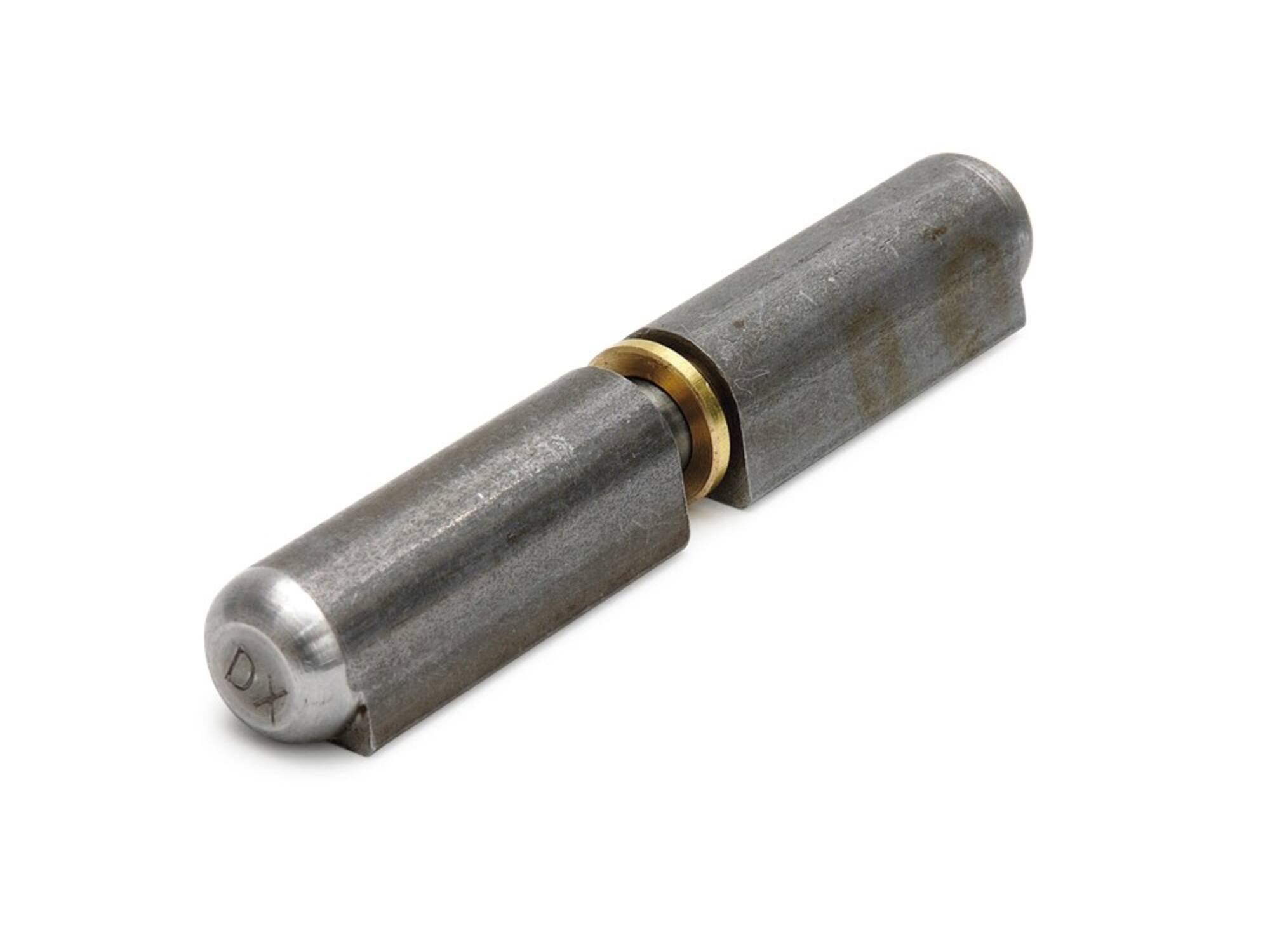 DX Aanlaspaumelle stalen pen messing ring 80X13 MM