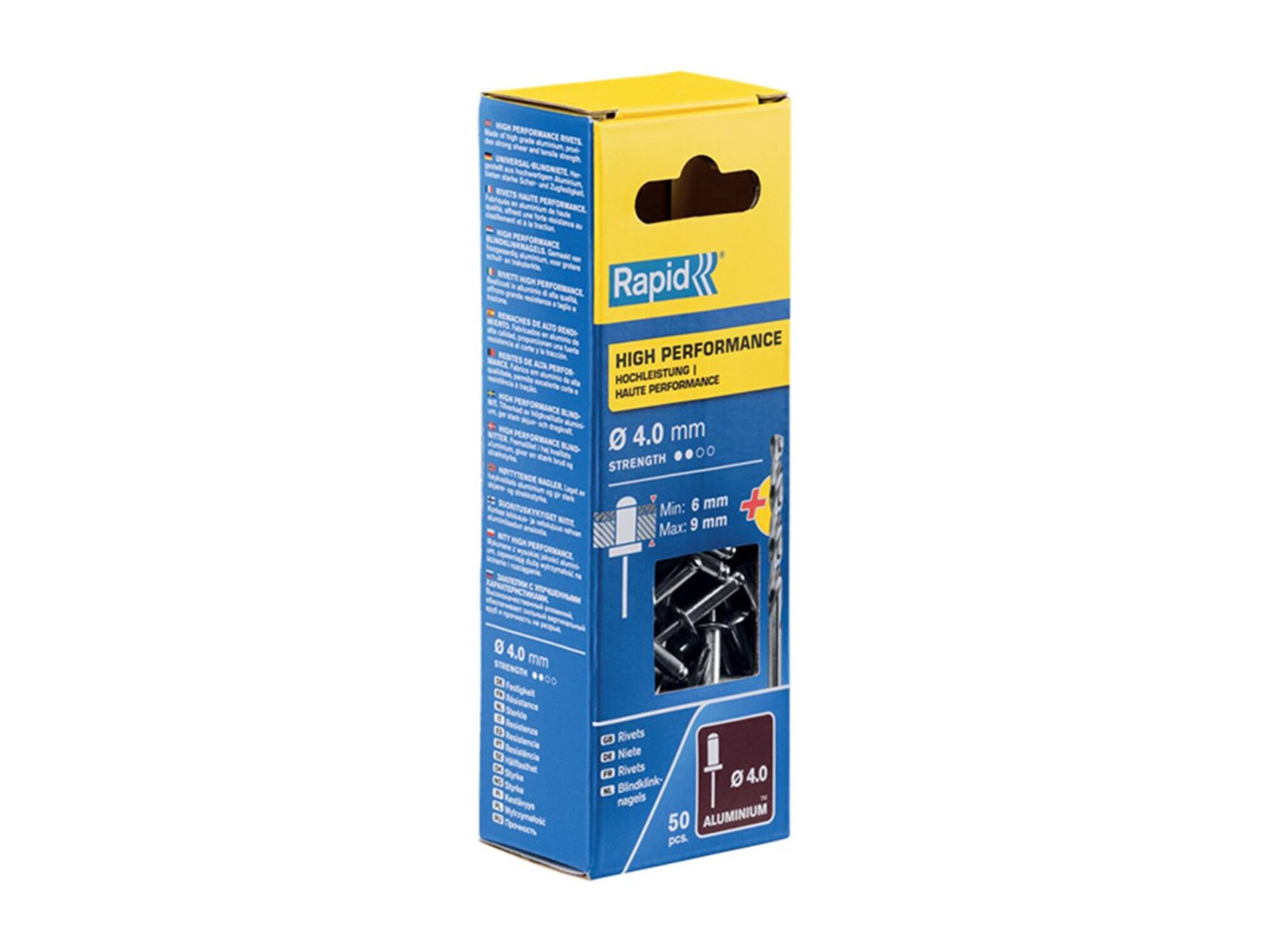 Rapid Blindklinknagel High Performance 4X12 MM