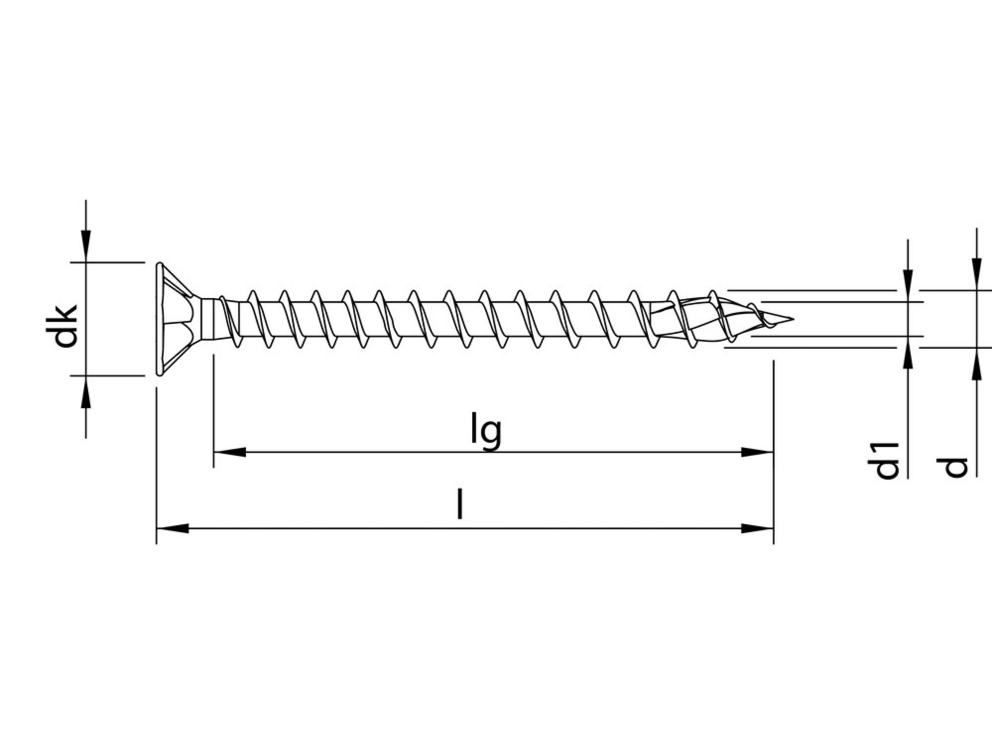 Heco Spaanplaatschroef PK verzinkt HECO-TOPIX-PLUS 3.5X16 200st