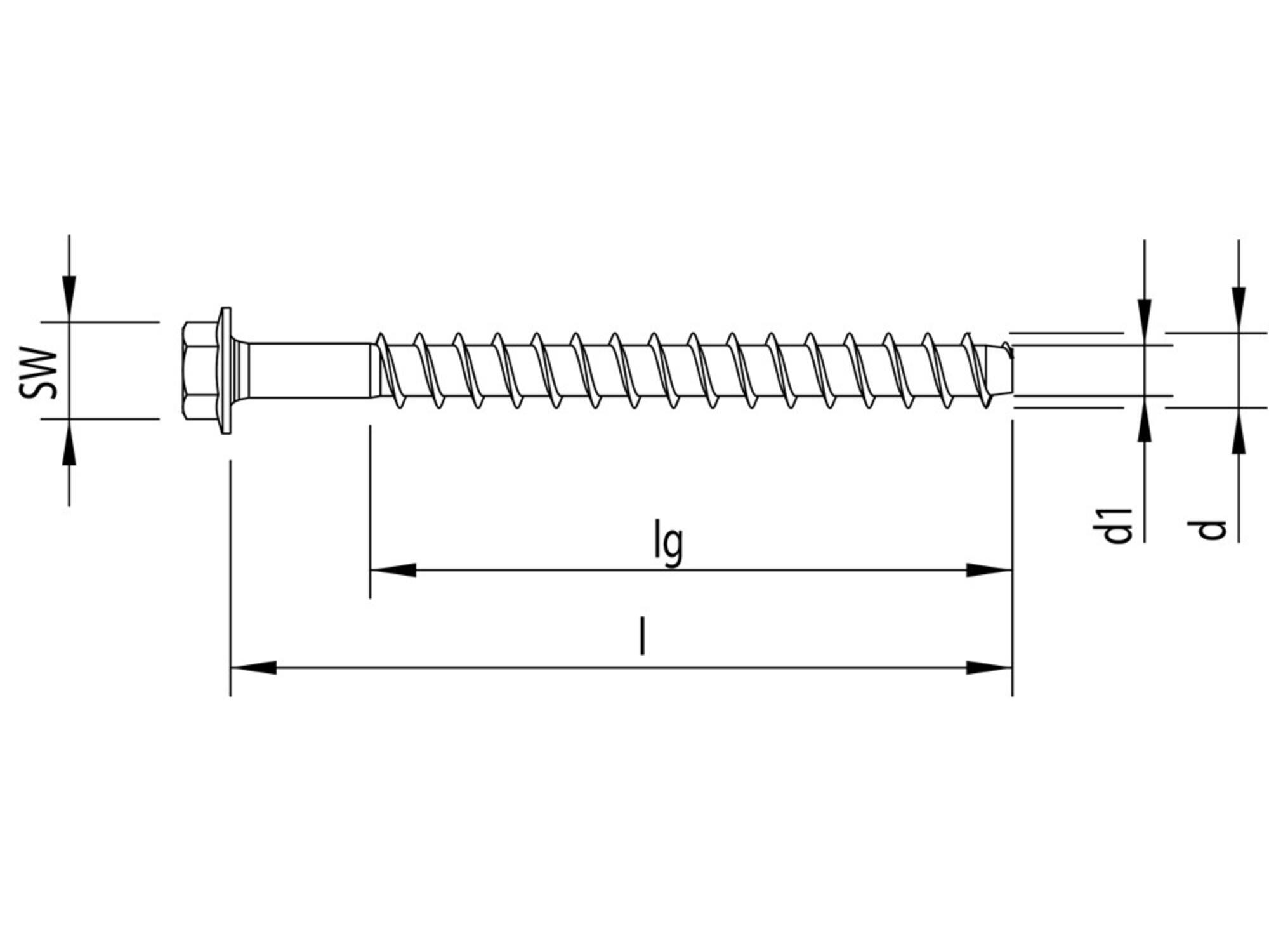 Heco Multi-monti anker zeskant met ring MMS-PLUS SS 6X60 100 stuks