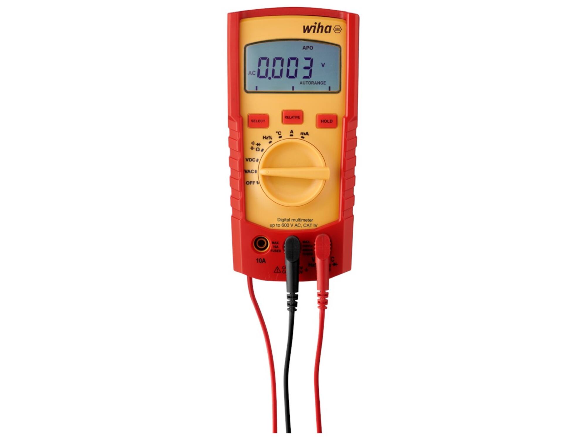 WIHA Multimeter digitaal 45218 MAX.600V