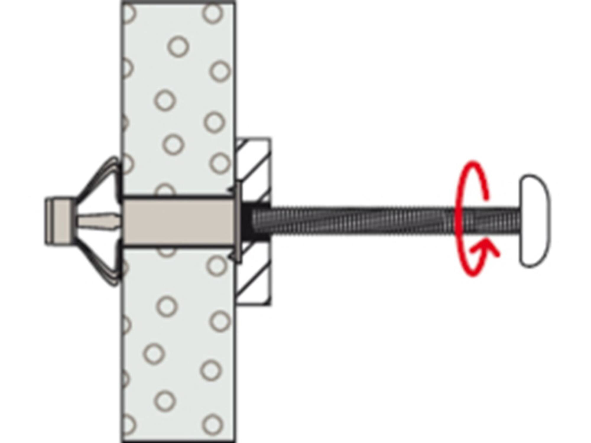 Fischer Hollewandplug met schroef HM-S 4X32MM 50st