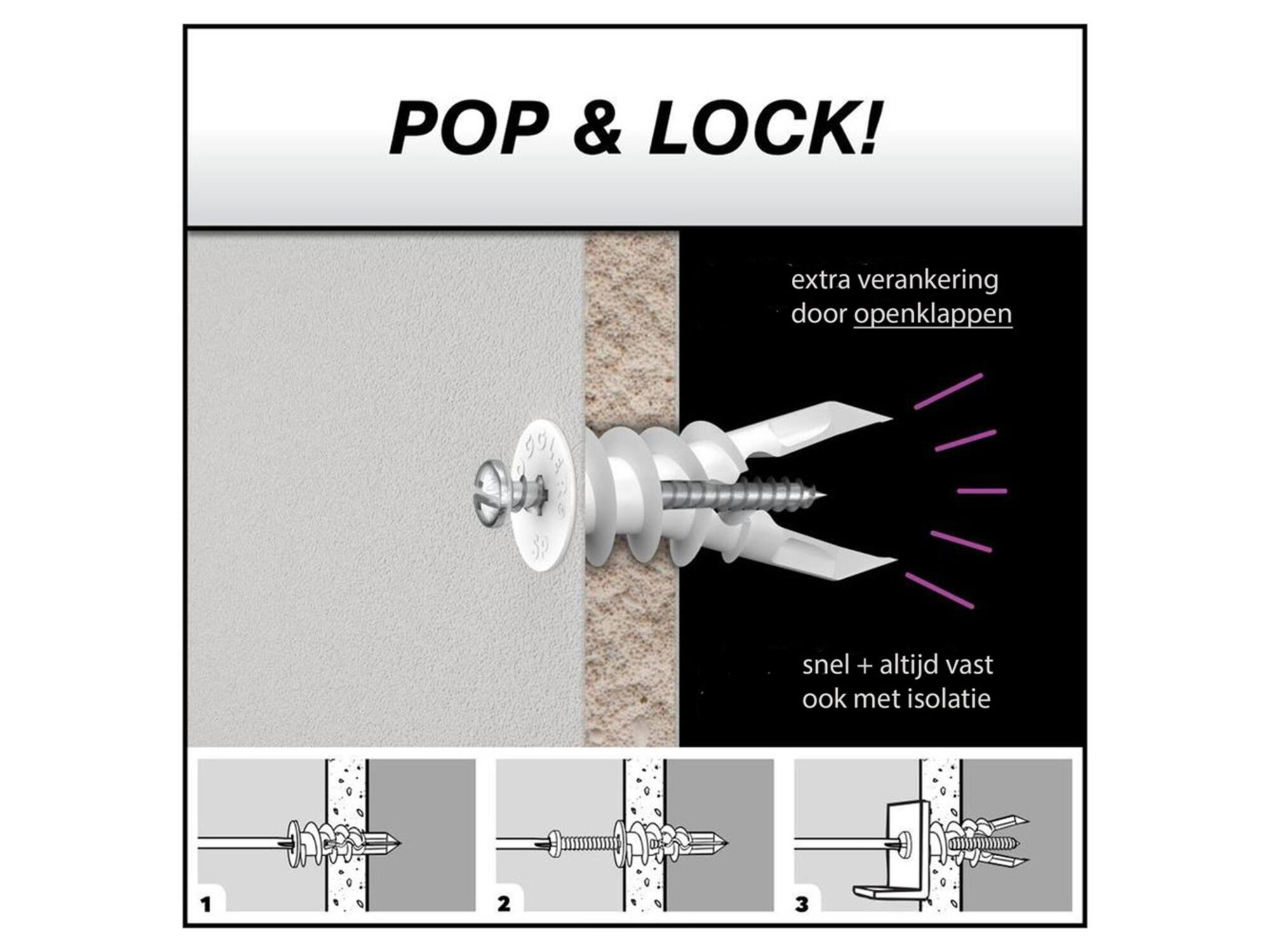 TOGGLER Gipsplaatplug SP-100X 9.5-15MM