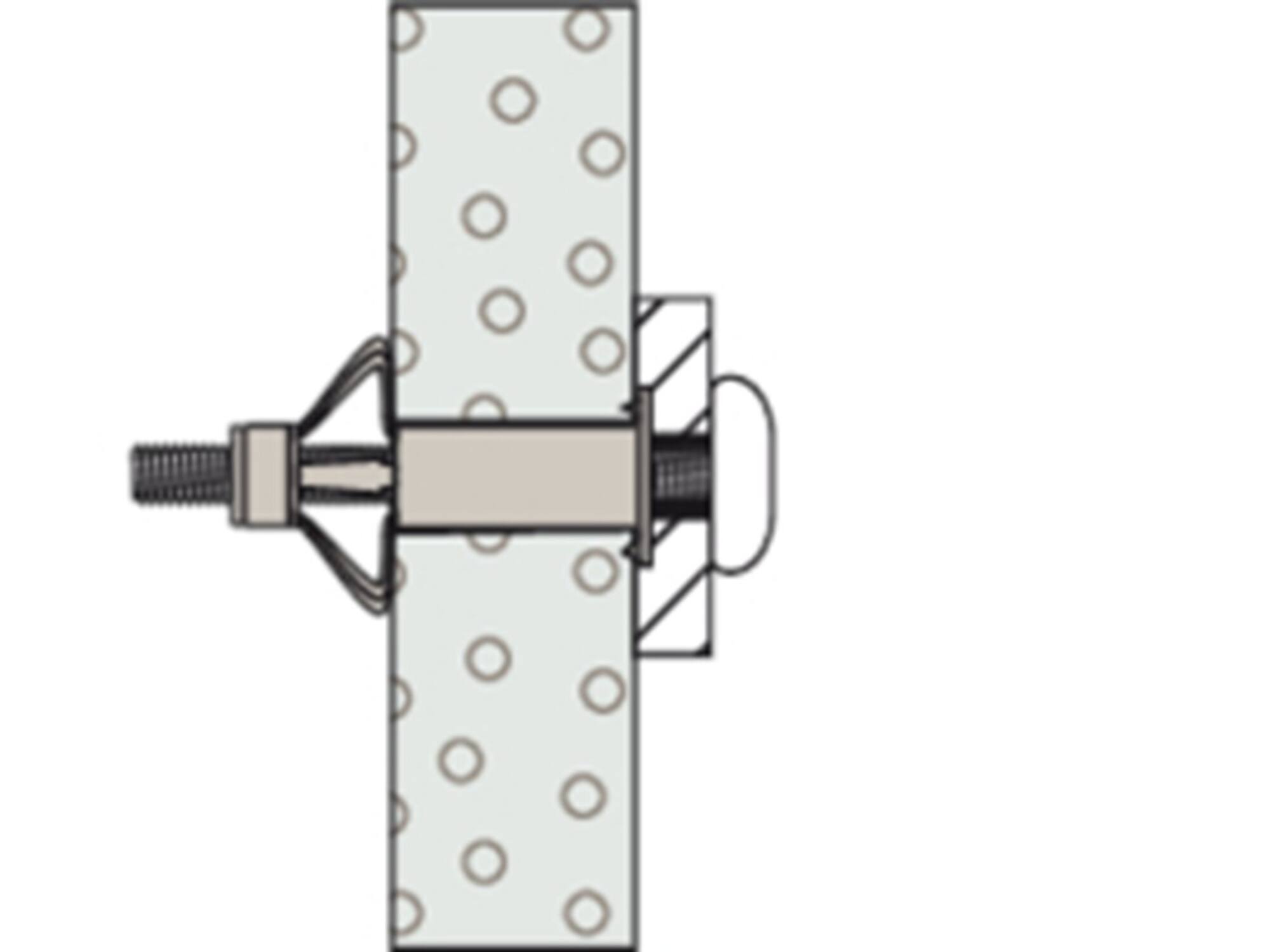 Fischer Hollewandplug met schroef HM-SS M8X54MM 50st