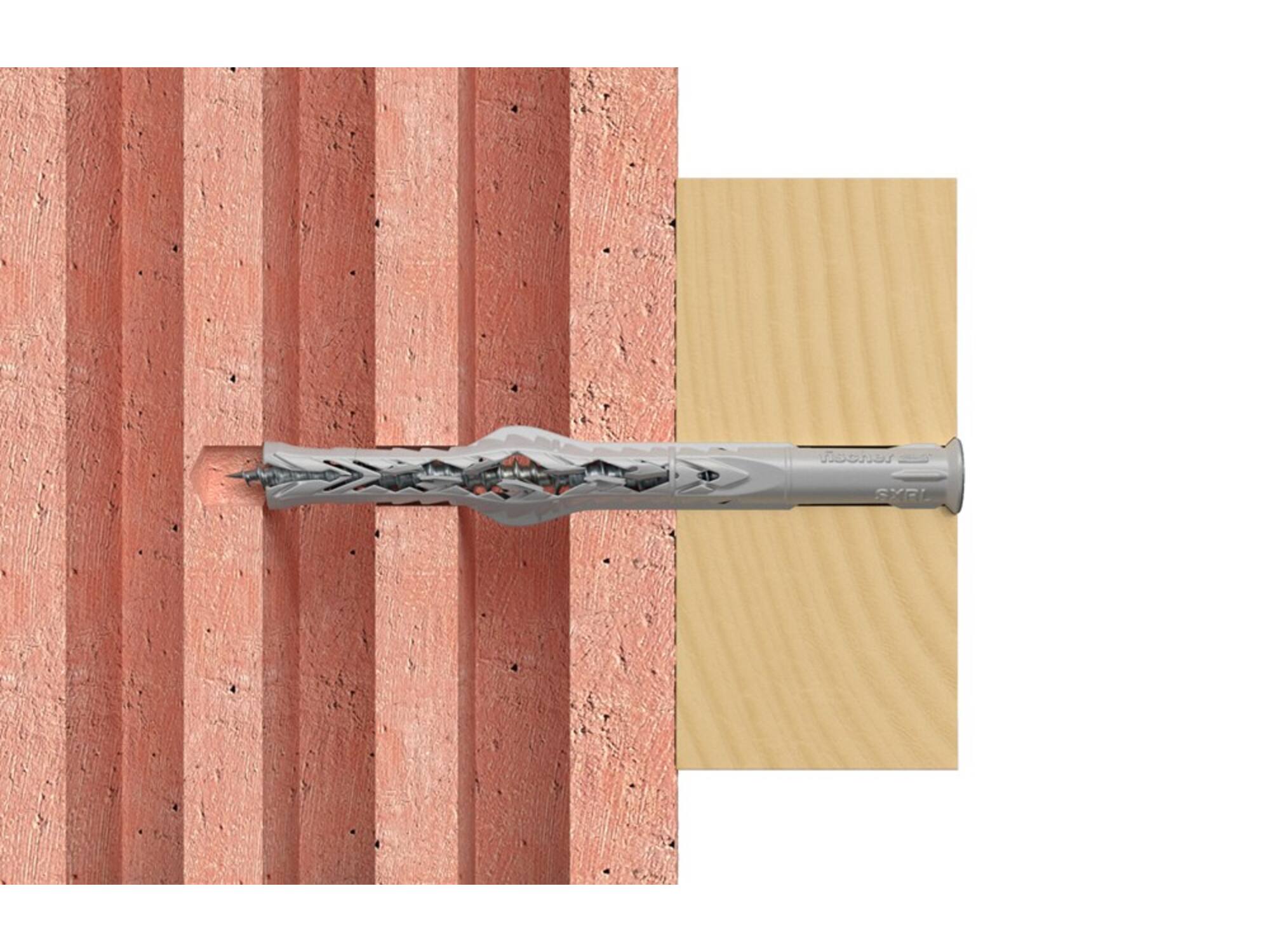 Fischer Constructieplug met schroef SXRL T 10X200MM 50st