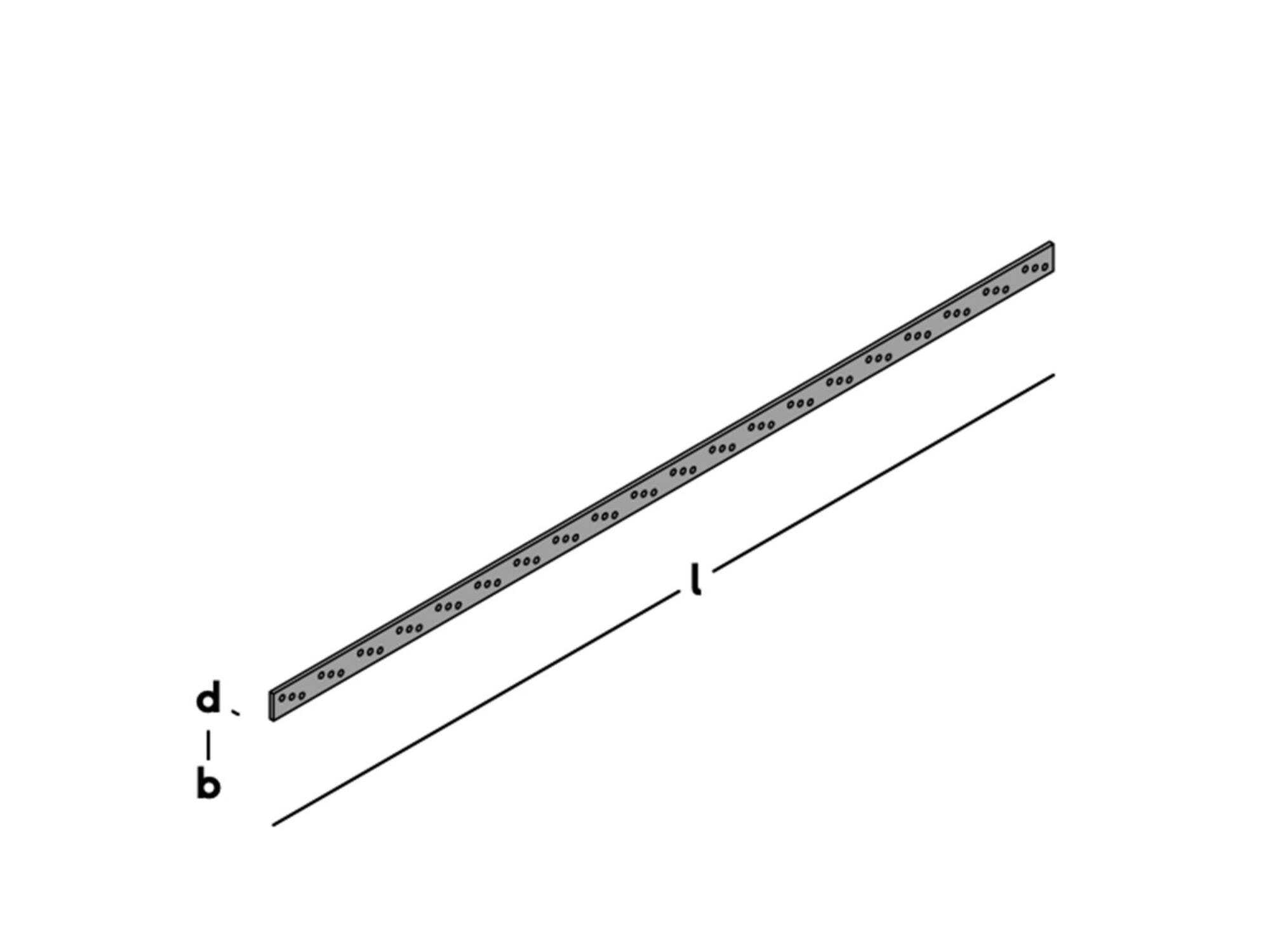 GB Ankerstrip verzinkt 1000X30X5