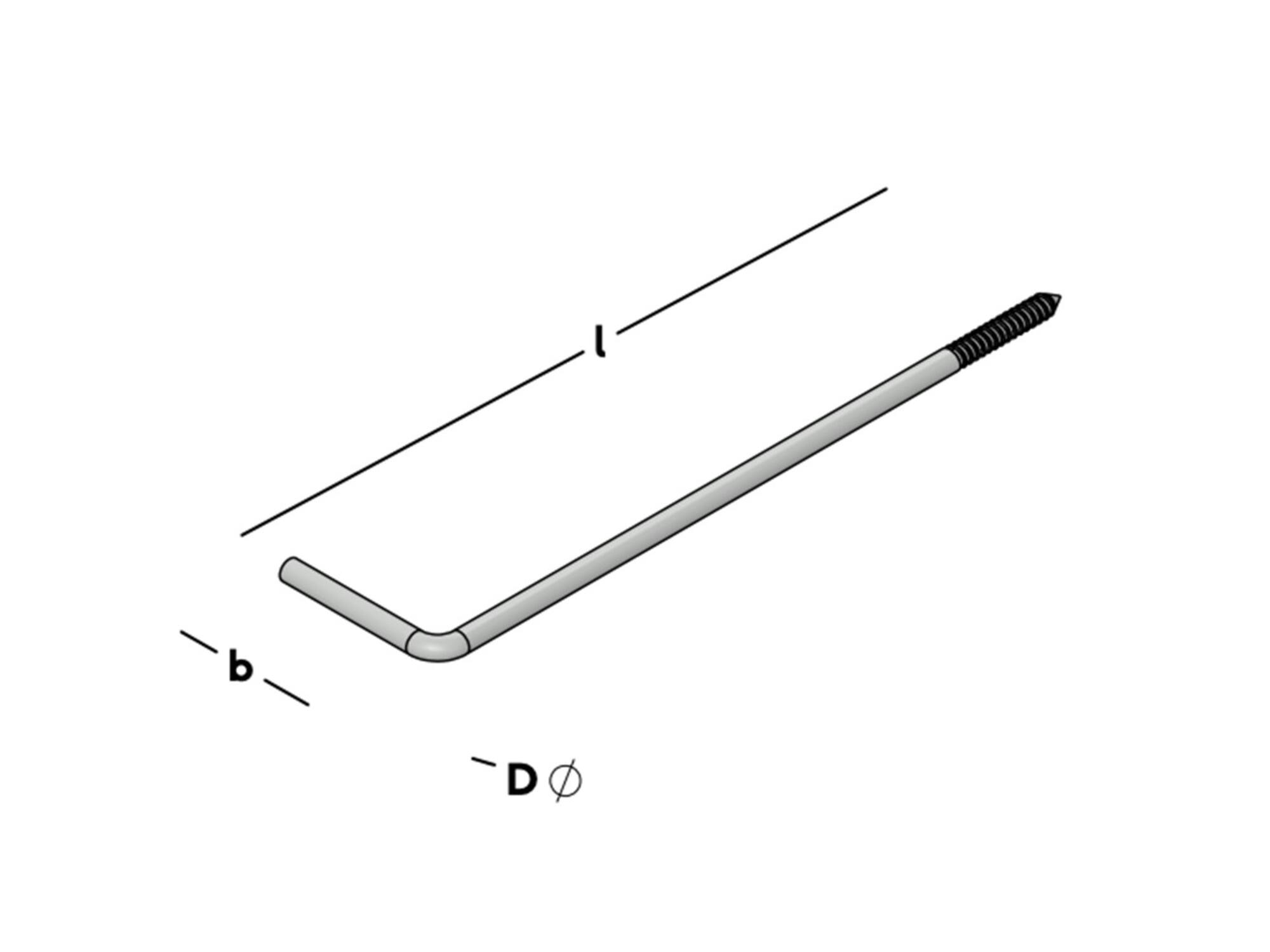 GB Kozijnanker verzinkt 200X50 100st