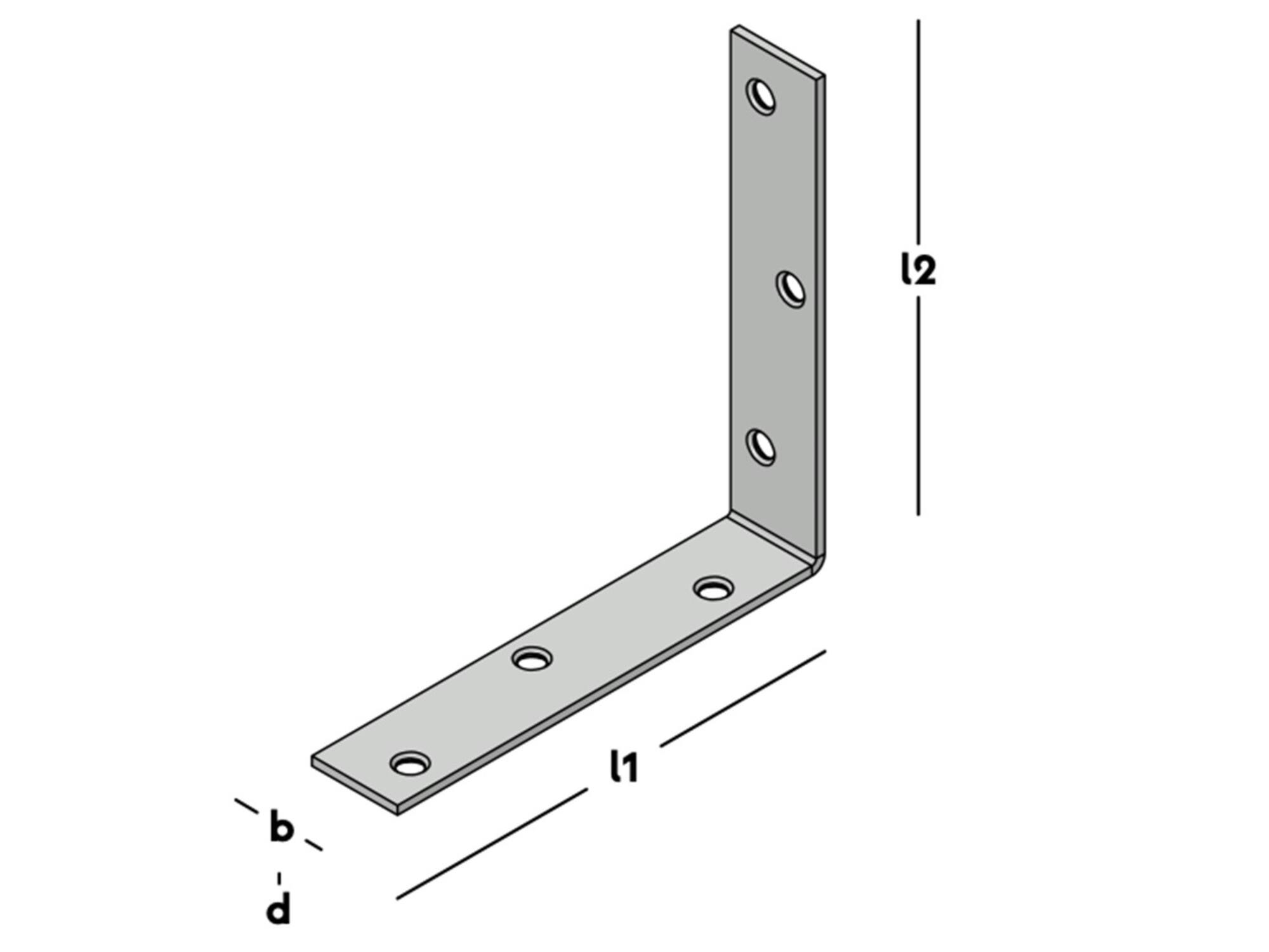 GB Stoelhoek verzinkt 100 MM