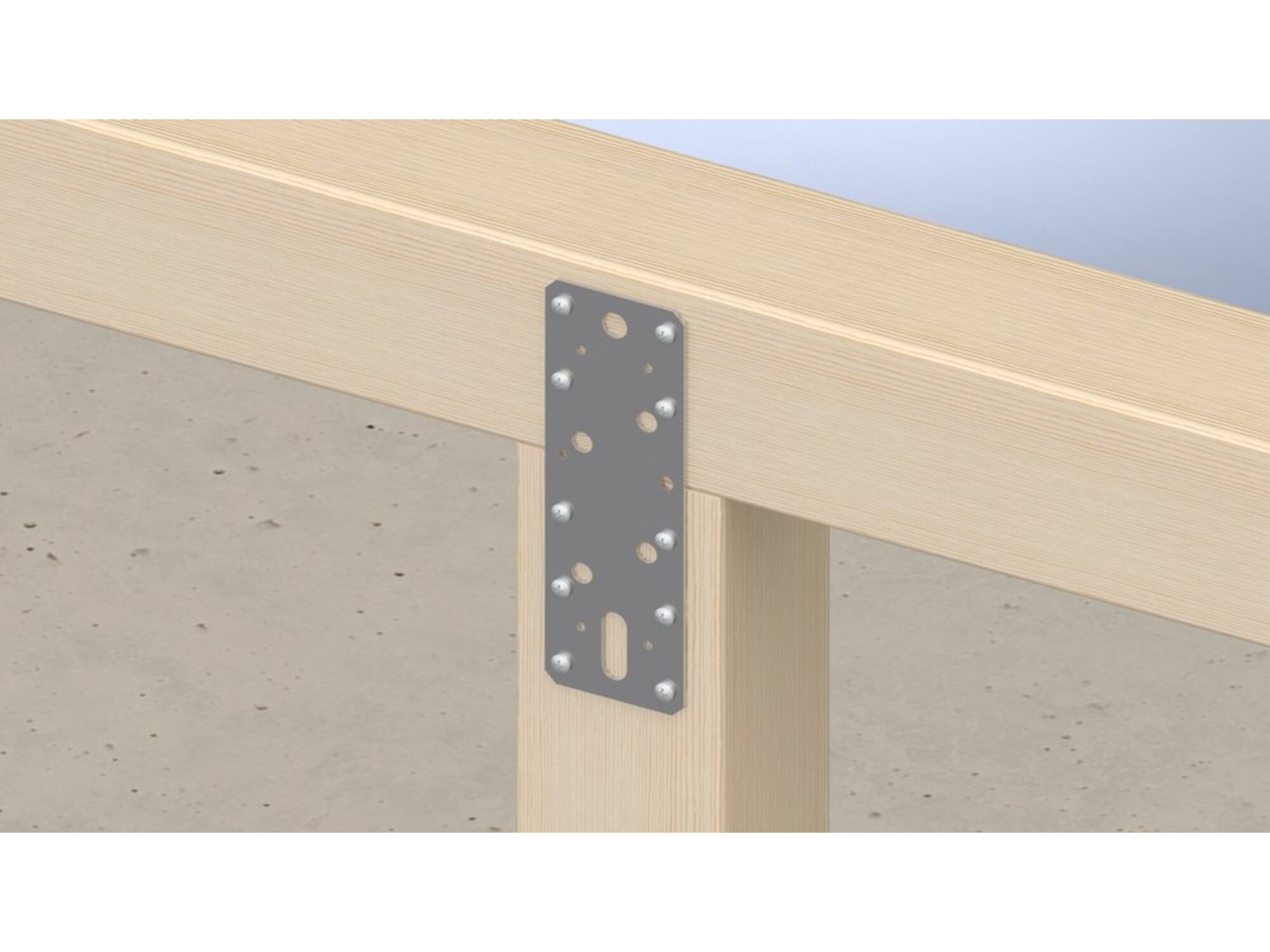 GB Koppelplaat verzinkt 180X60X2.5