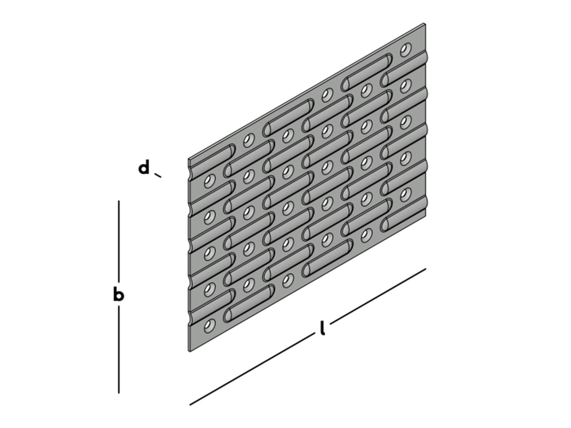 GB Spijkerplaat verzinkt 106X150 MM