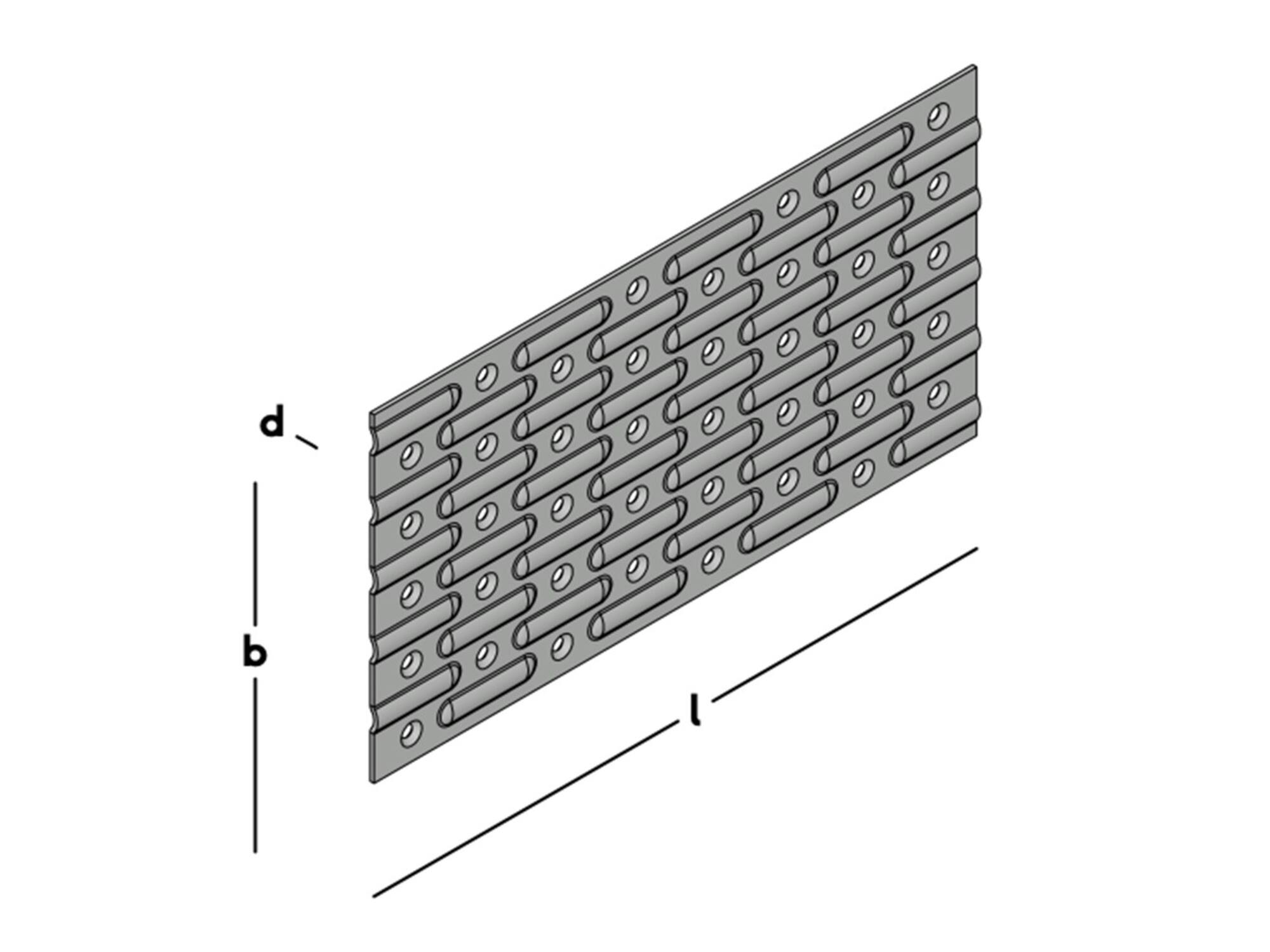GB Spijkerplaat verzinkt 106X200 MM