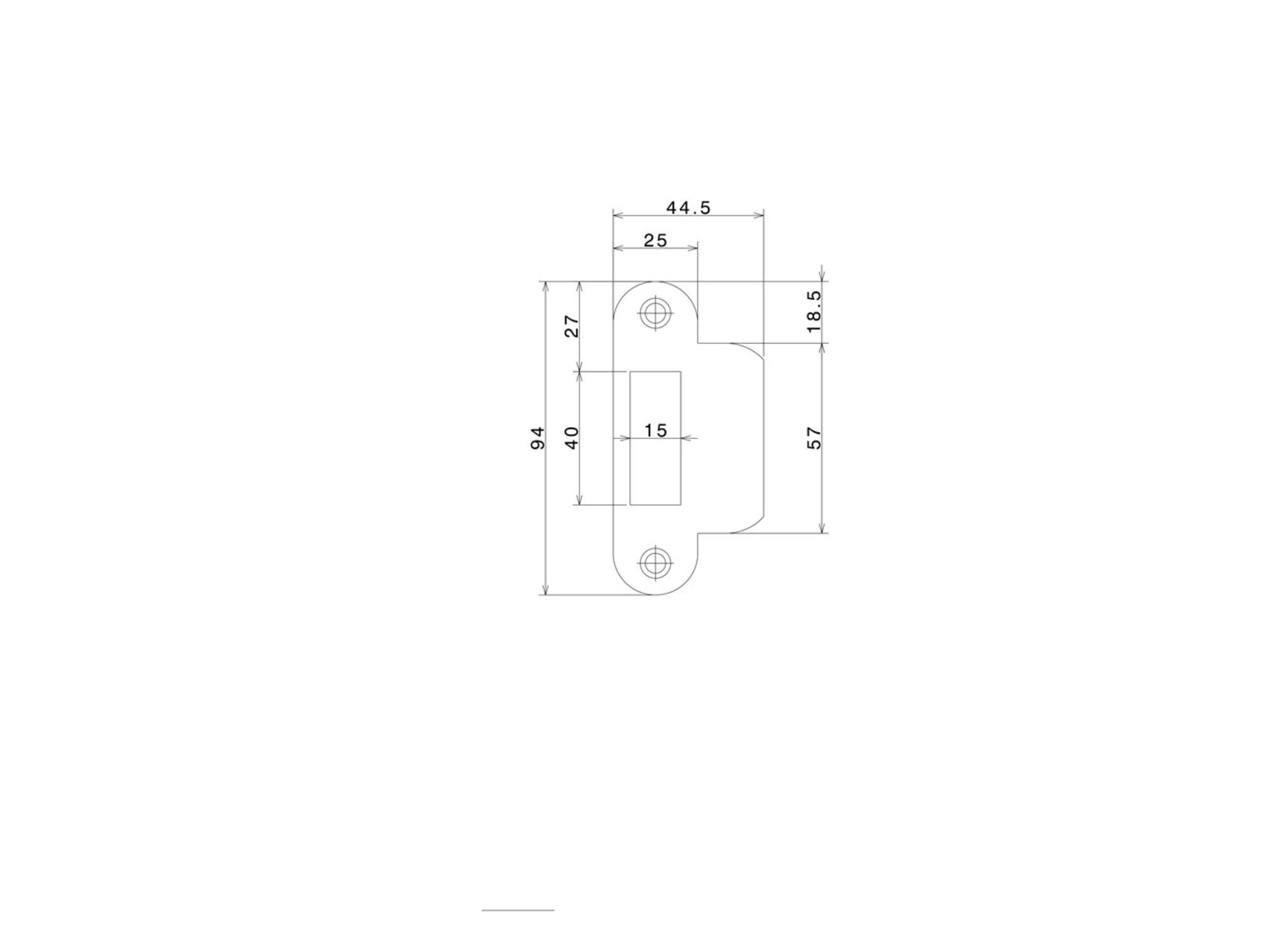NEMEF Sluitplaat rond RVS P635/17