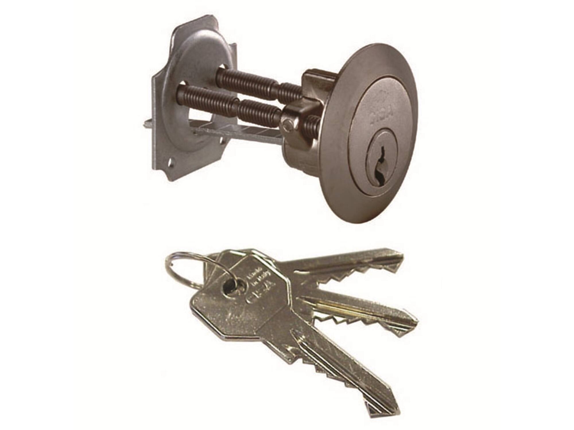 Cisa Staartcilinder messing mat vernikkeld 02500 DEURDIKTE MAX.85MM DIA.30,5MM
