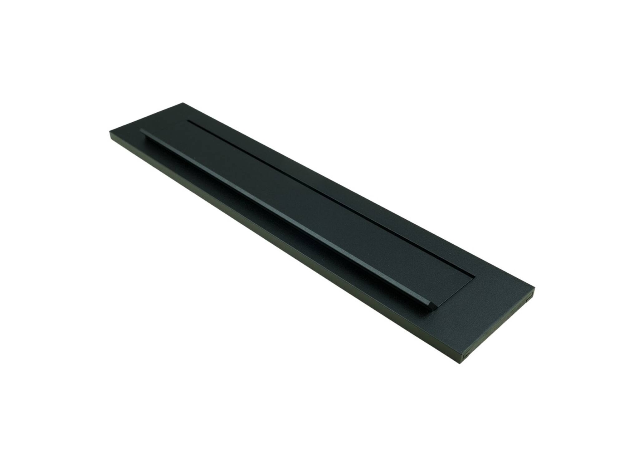 Oxloc Briefplaat geveerd zwart 340 mm