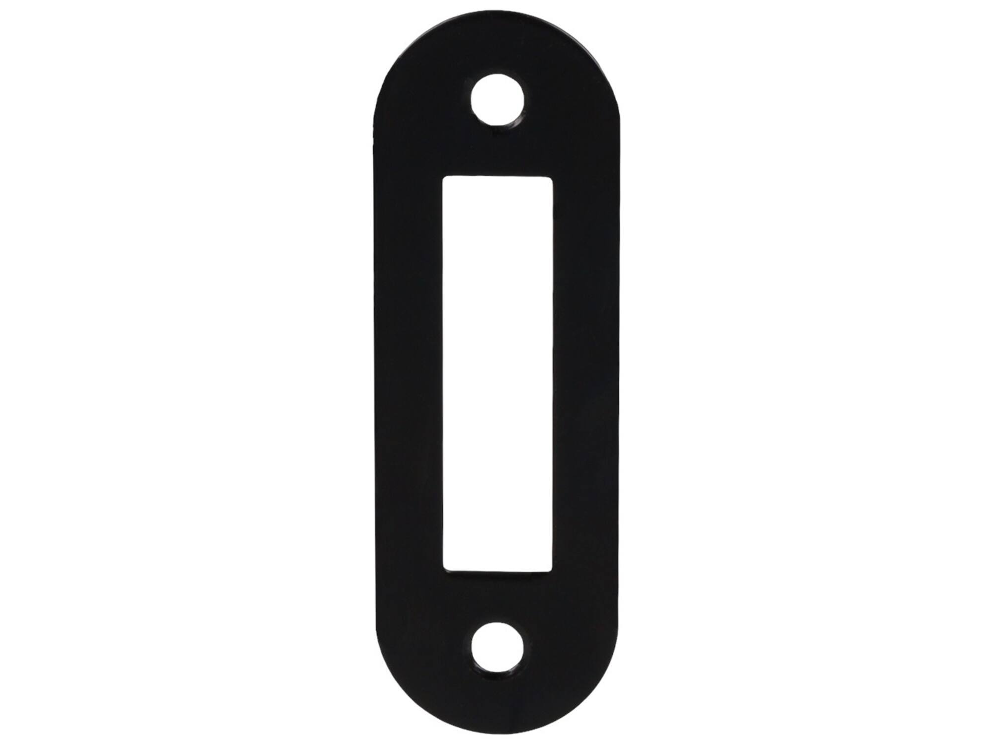 Oxloc sluitplaat kast rond zwart 1256
