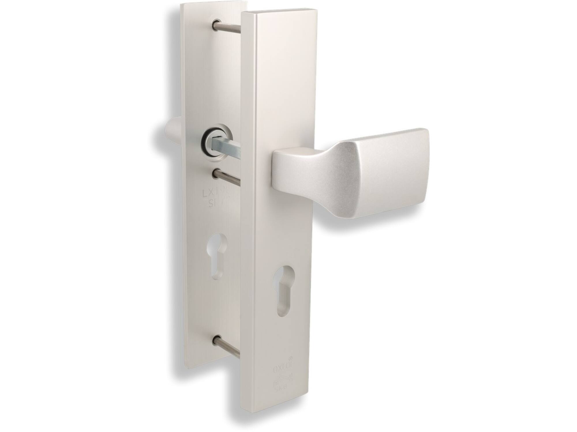 Oxloc VH knopgreepgarnnituur rechthoekig F1 dikke deur PC 72