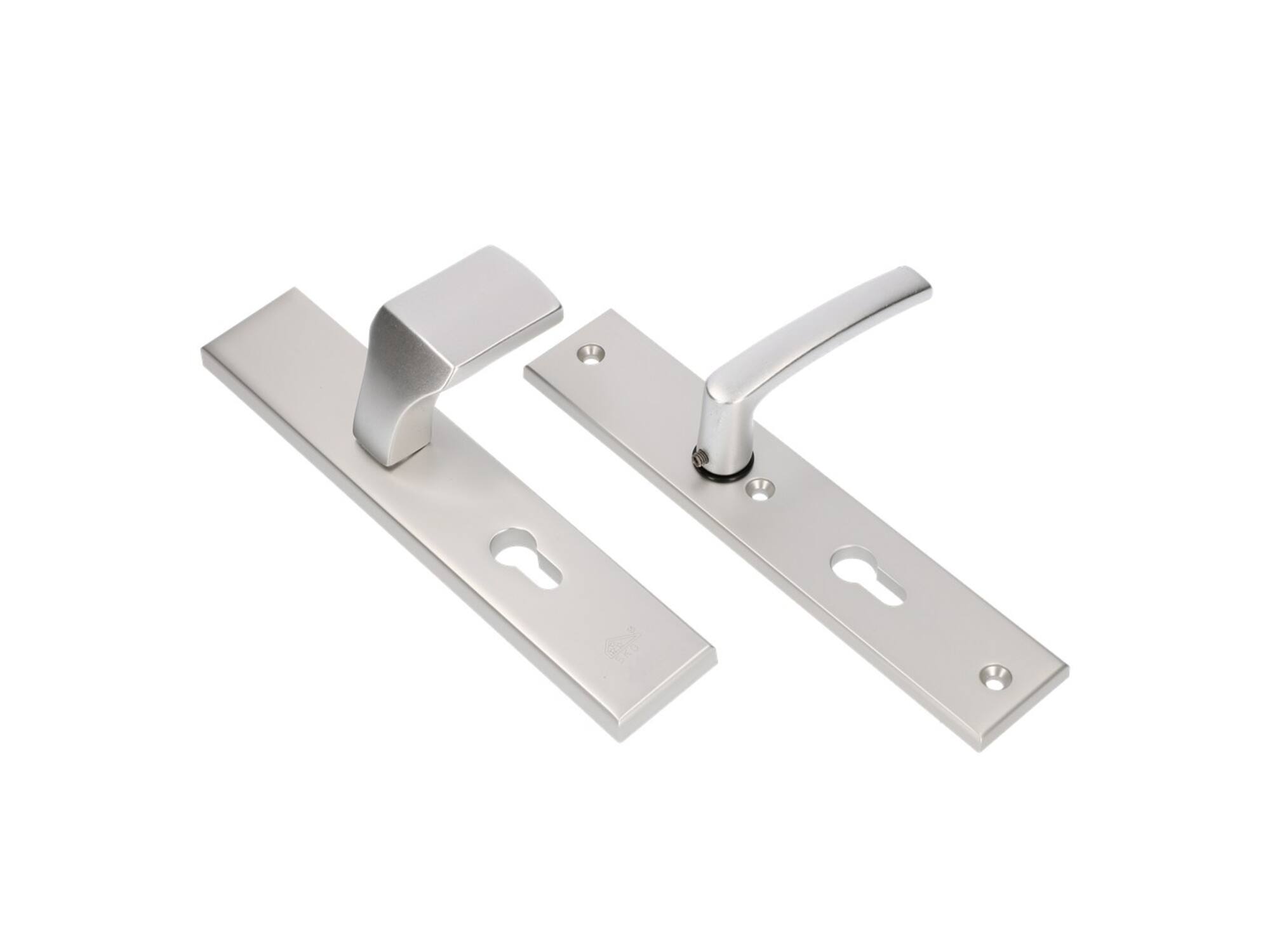 Oxloc VH knopgreepgarnnituur rechthoekig F1 dikke deur PC 72