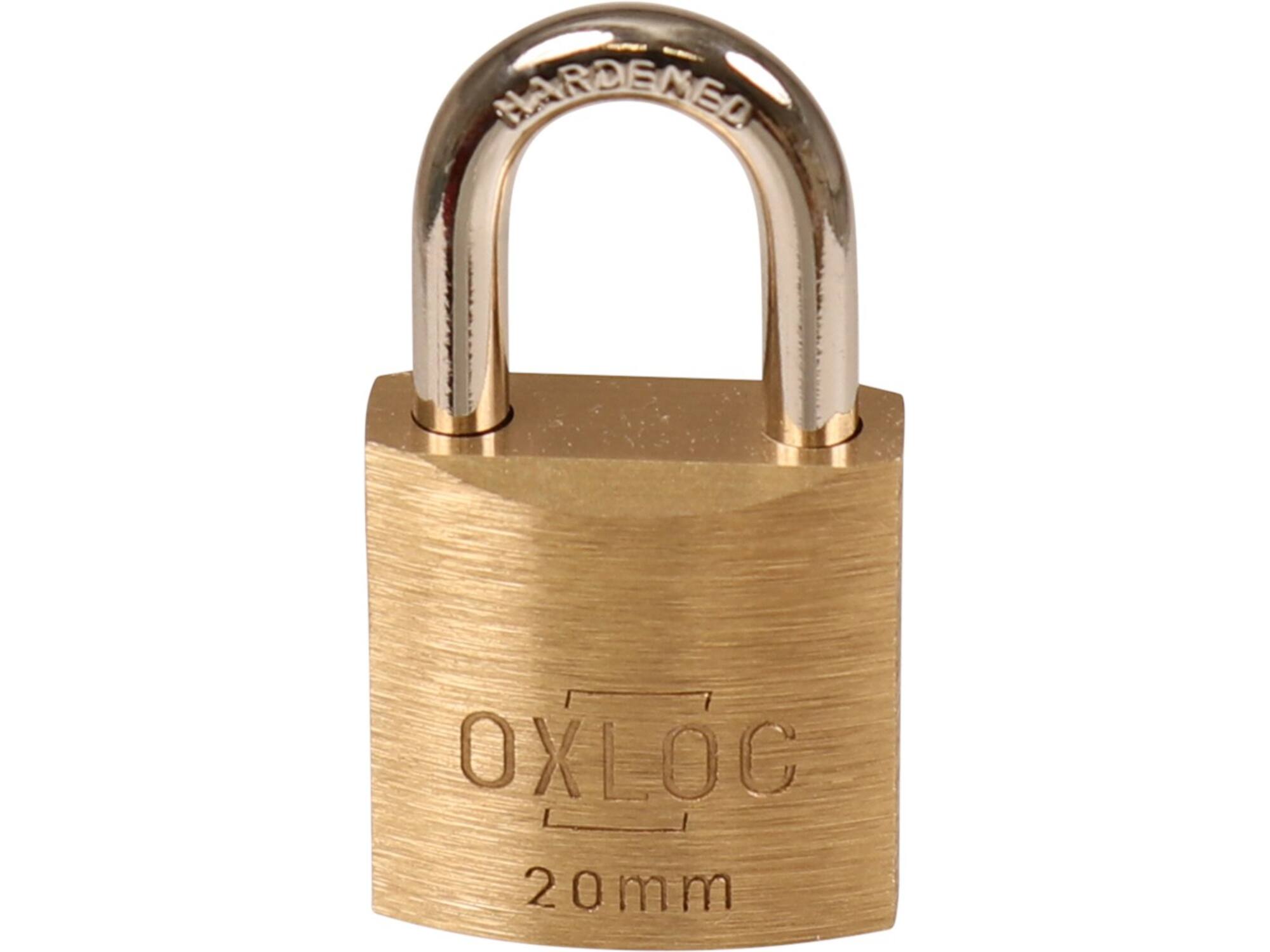 Oxloc Hangslot messing 20 MM