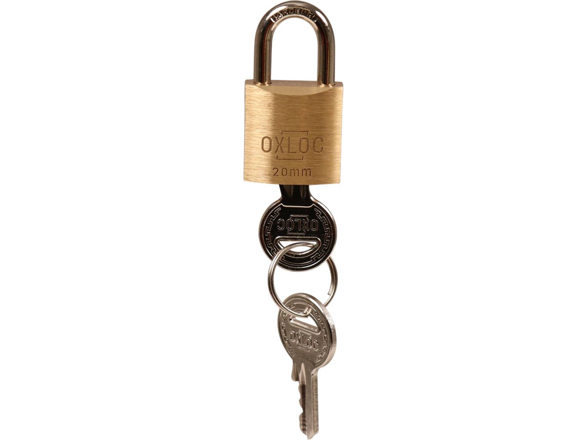 Oxloc Hangslot messing 20 MM