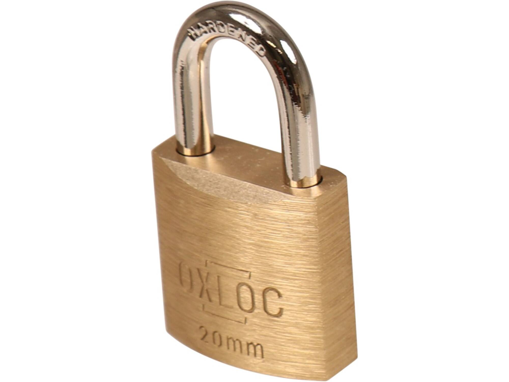 Oxloc Hangslot messing 20 MM