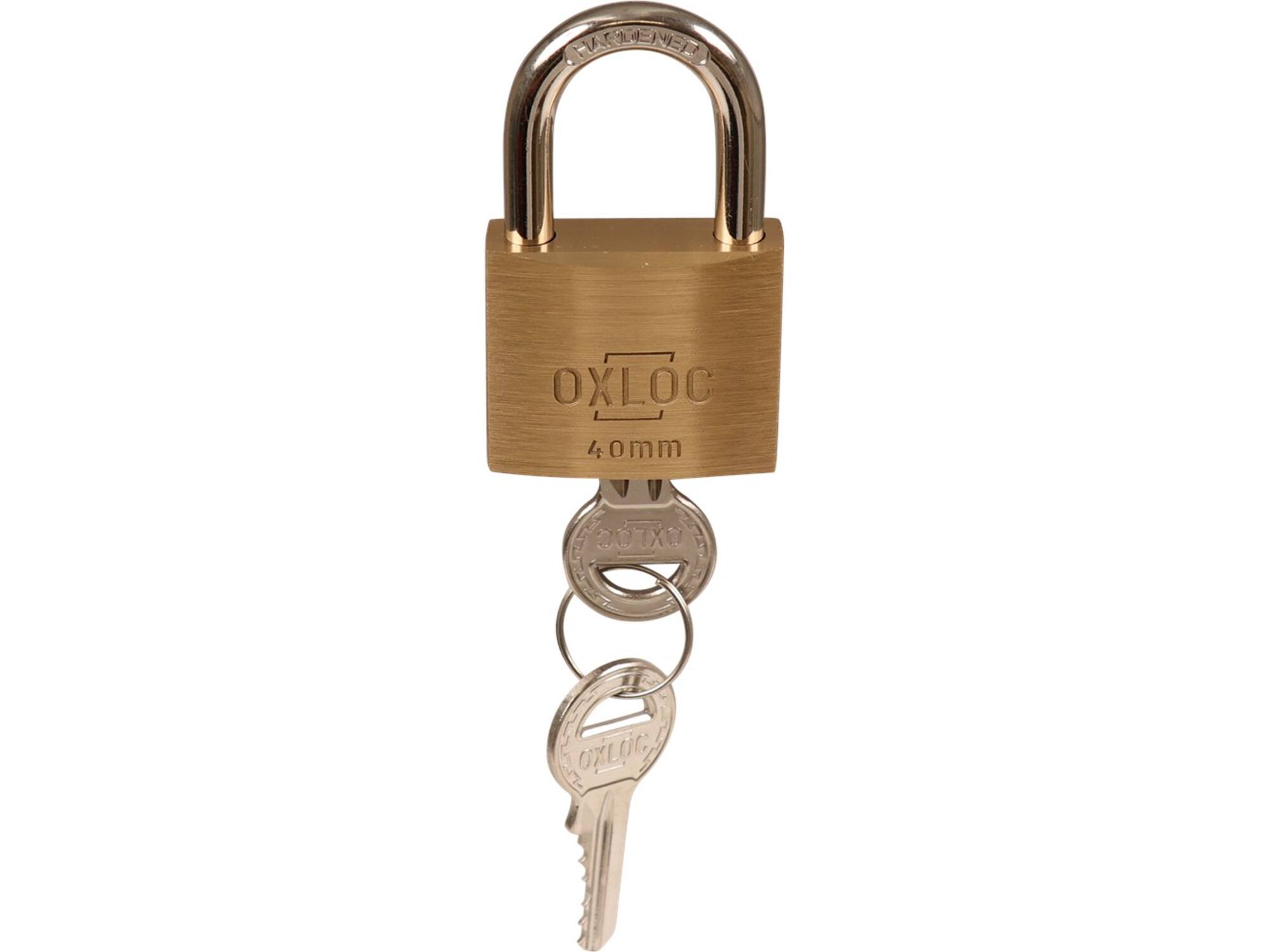 Oxloc Hangslot messing 40 MM