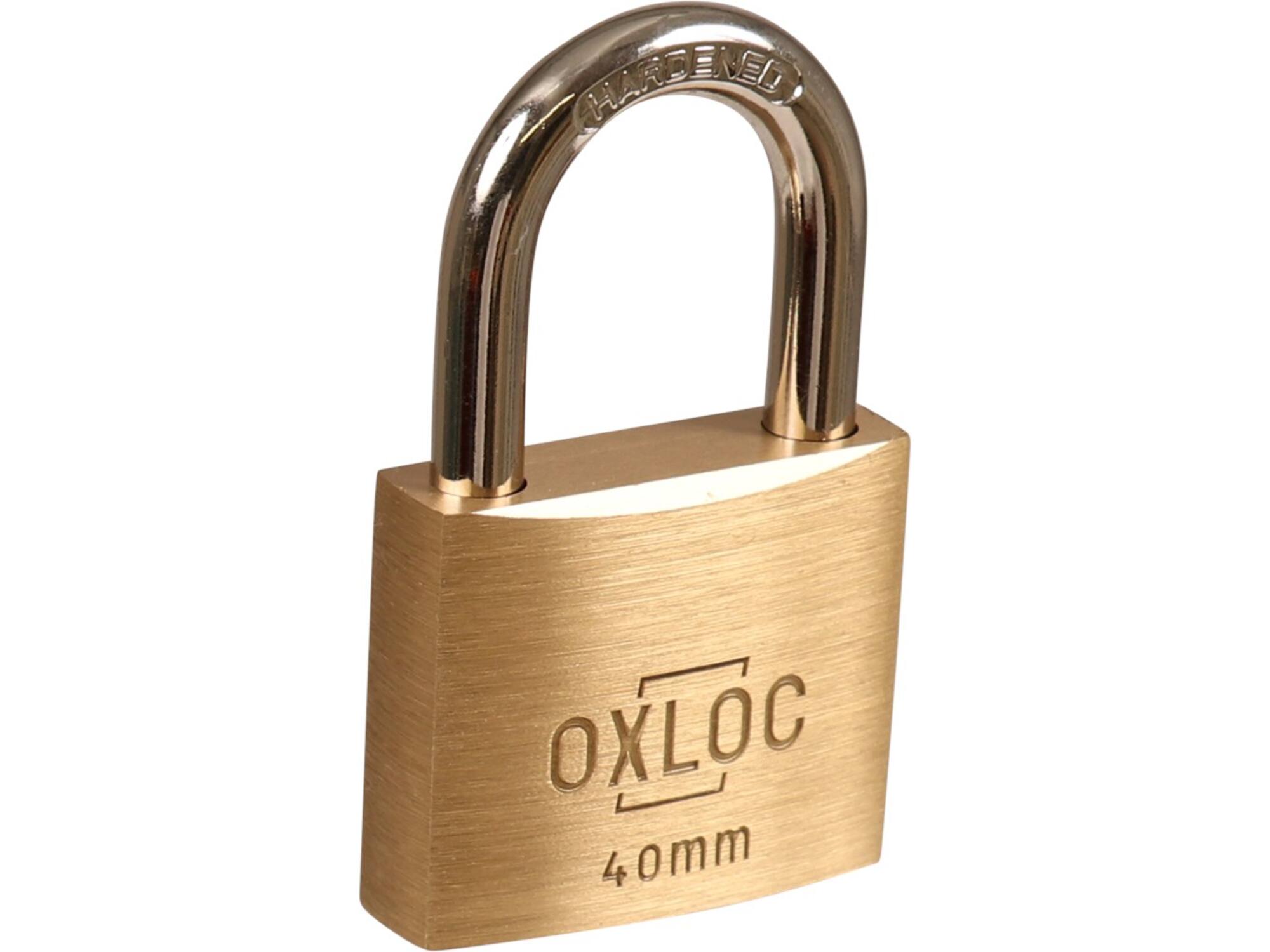 Oxloc Hangslot messing 40 MM