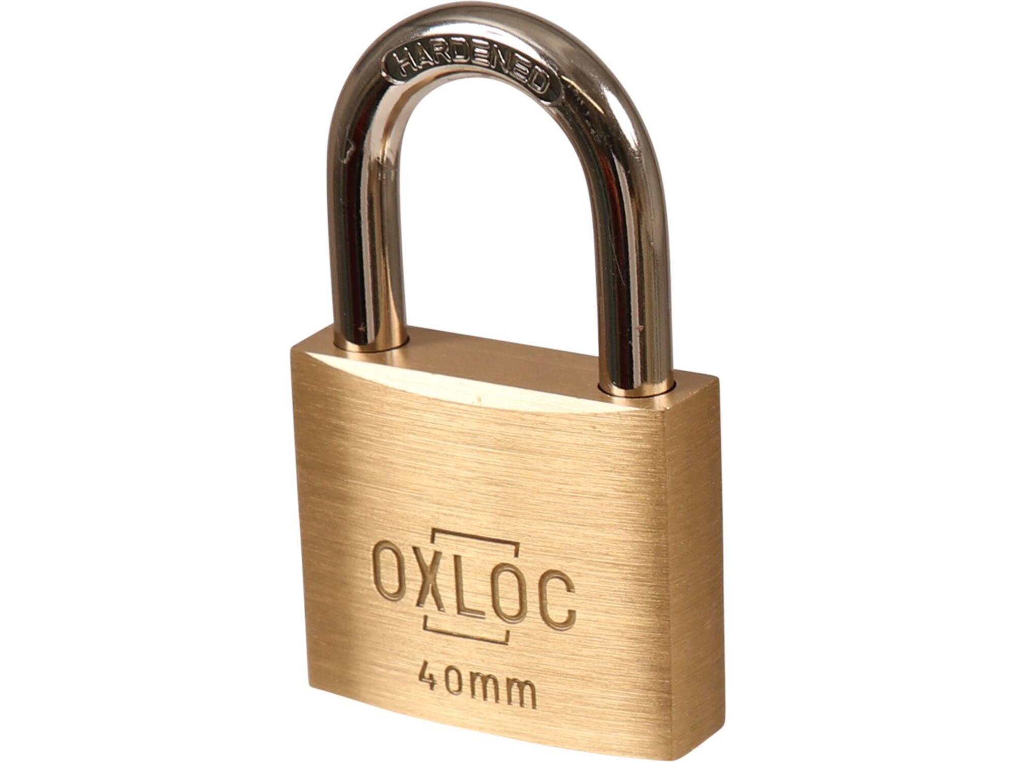 Oxloc Hangslot messing 40 MM