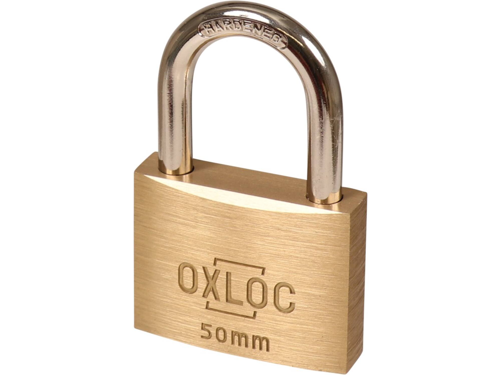 OXLOC Hangslot messing gelijksluitend KA5005 50 MM
