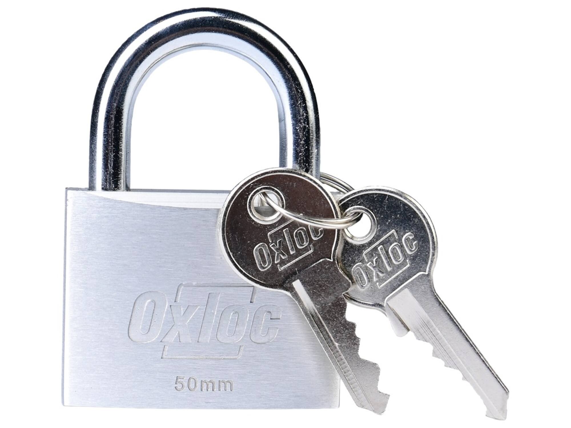 Oxloc Hangslot aluminium 50 MM