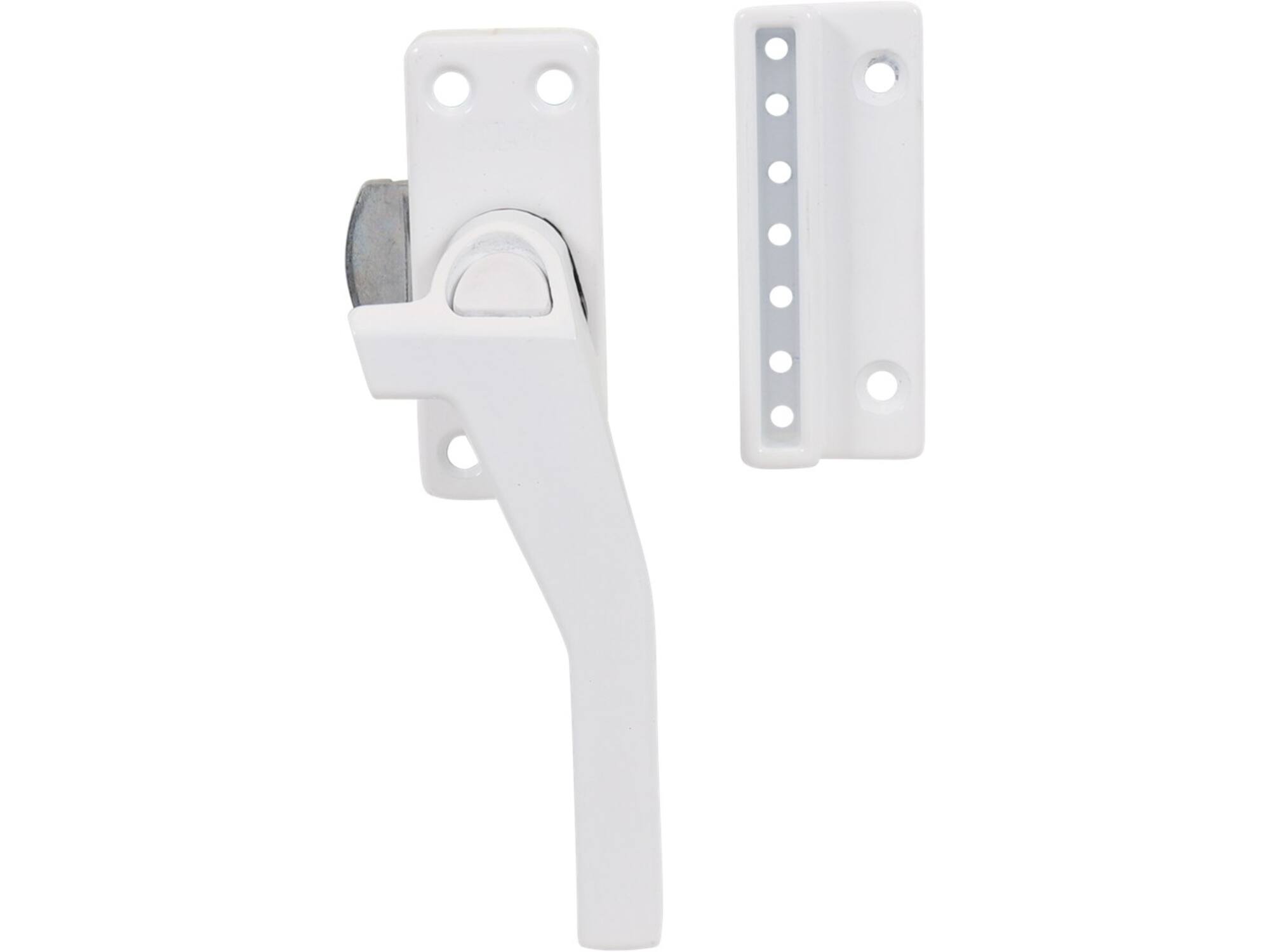 Oxloc Raamsluiting met drukknop wit Premium-line rechts