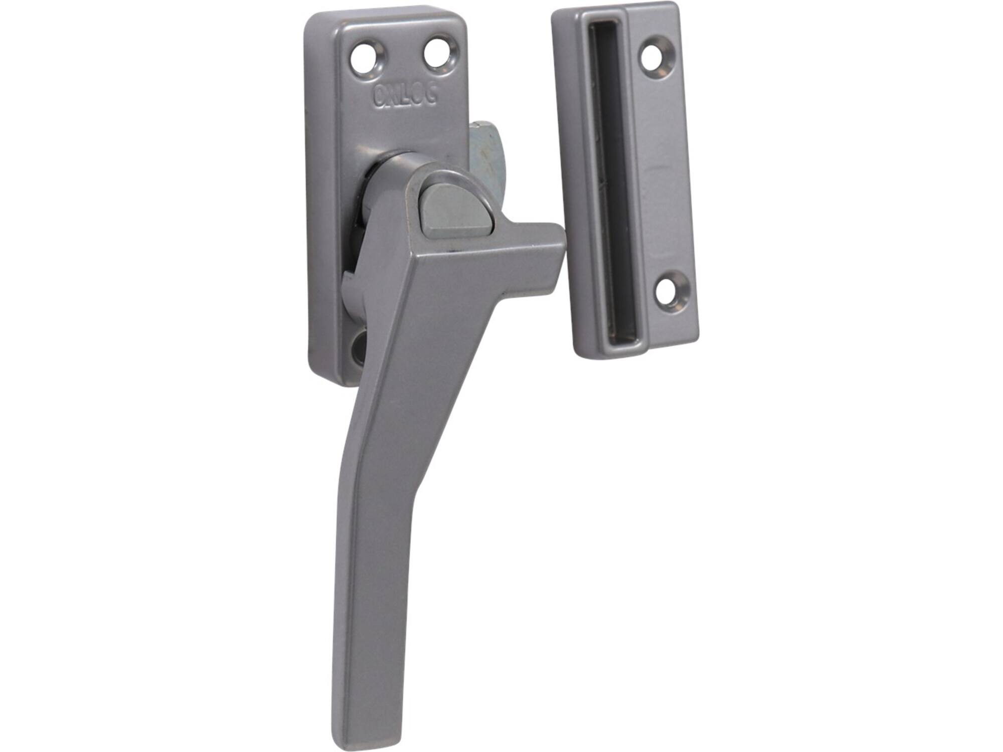 Oxloc Raamsluiting met drukknop zwart premium-line LINKS