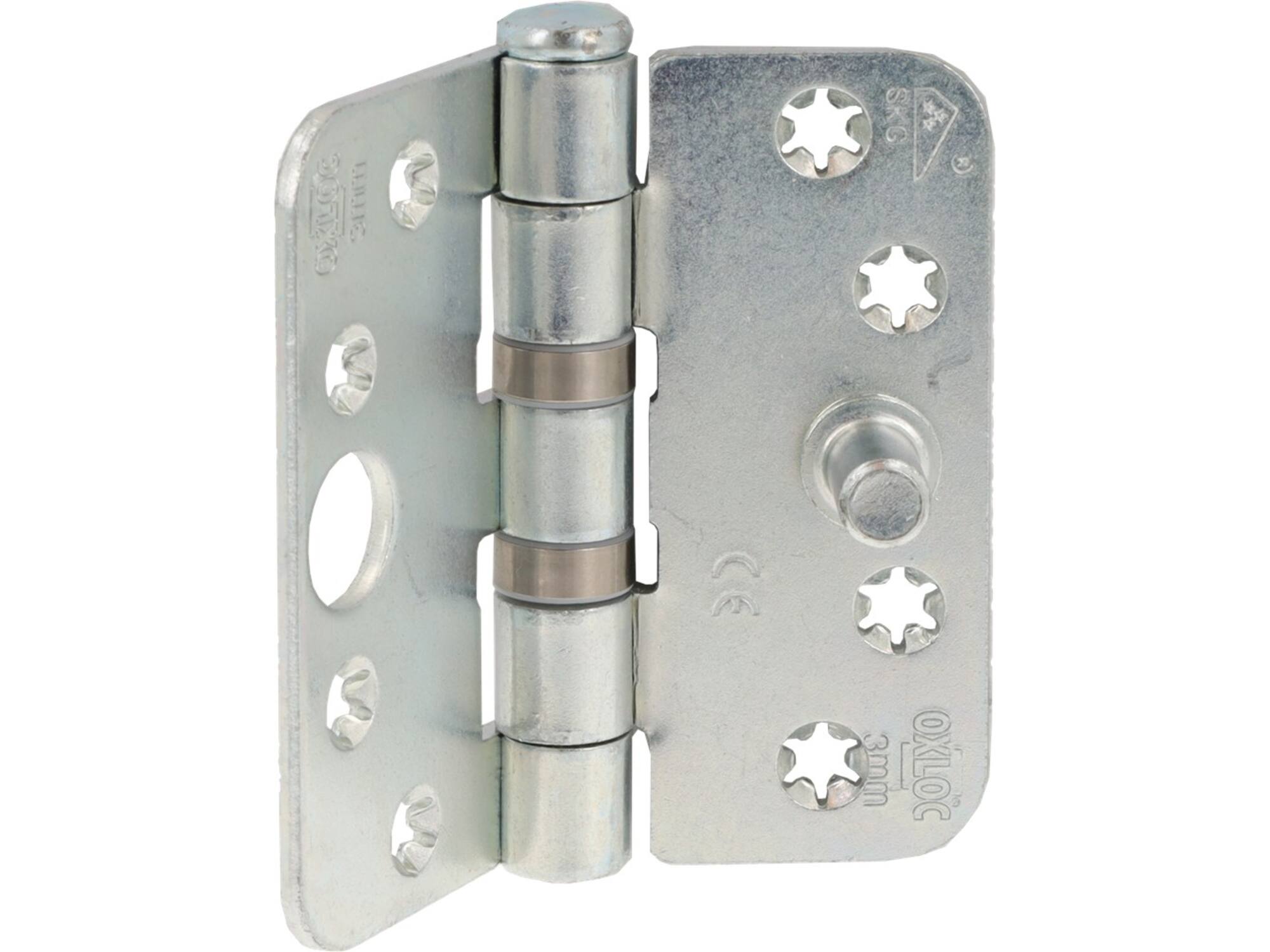 Oxloc VH Schijflagerscharnier topcoat 89X89/3 MM