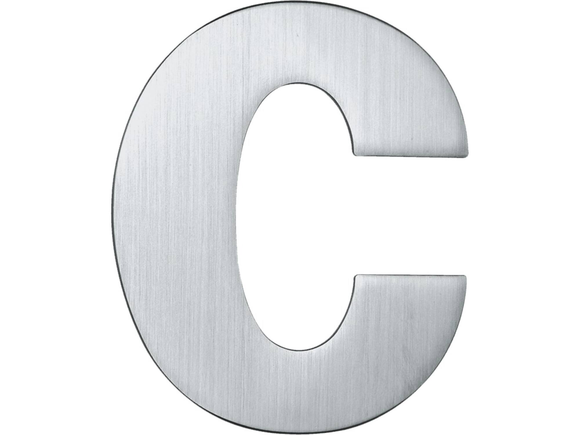 OXLOC Huisletter RVS LETTER C 93 MM