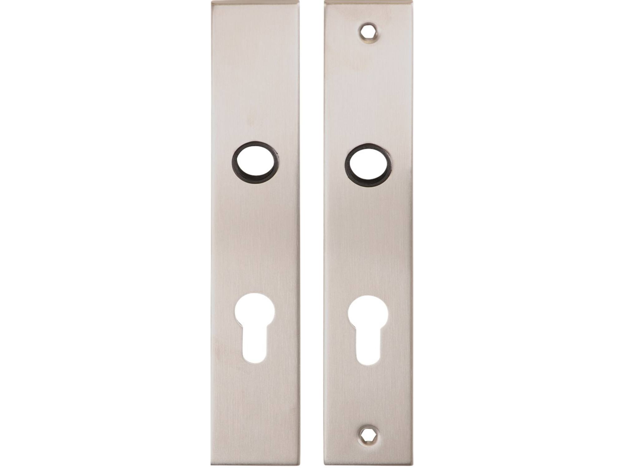 Oxloc Langschild rechthoek rvs mat PC72(vervallen)