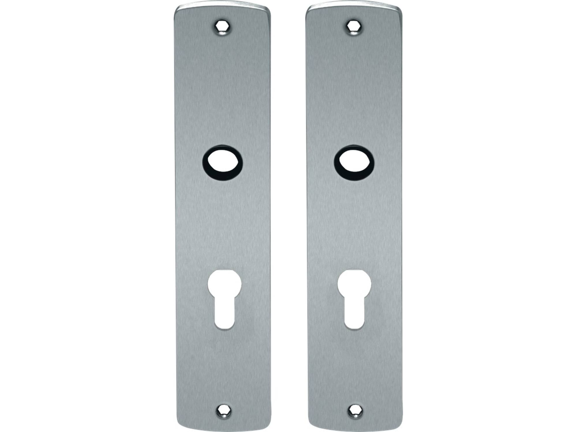 OXLOC Renovatieschild ovaal RVS MAT PC55
